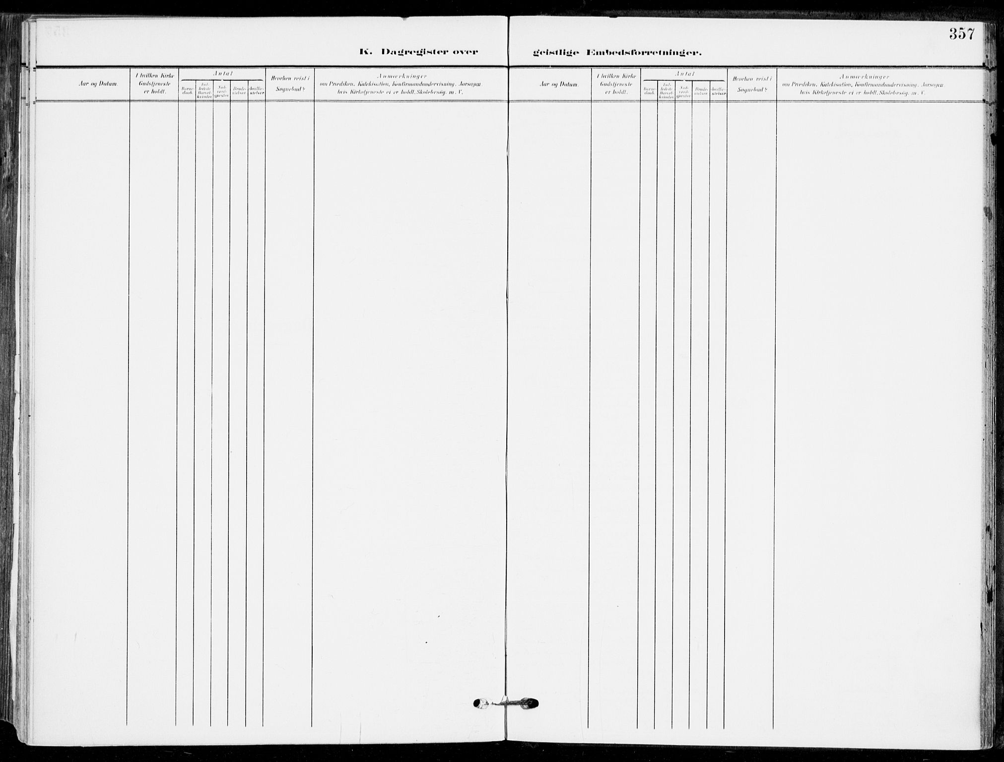 Sande Kirkebøker, AV/SAKO-A-53/F/Fa/L0008: Ministerialbok nr. 8, 1904-1921, s. 357