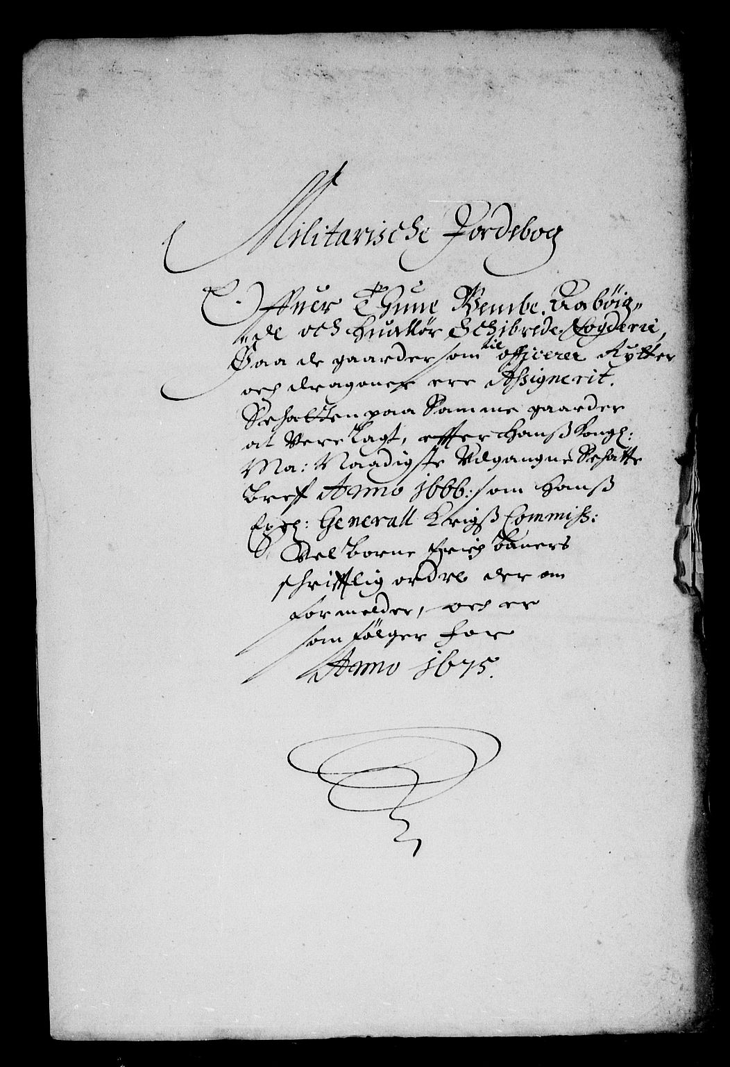 Rentekammeret inntil 1814, Reviderte regnskaper, Stiftamtstueregnskaper, Landkommissariatet på Akershus og Akershus stiftamt, AV/RA-EA-5869/R/Rb/L0107: Akershus stiftamt, 1675