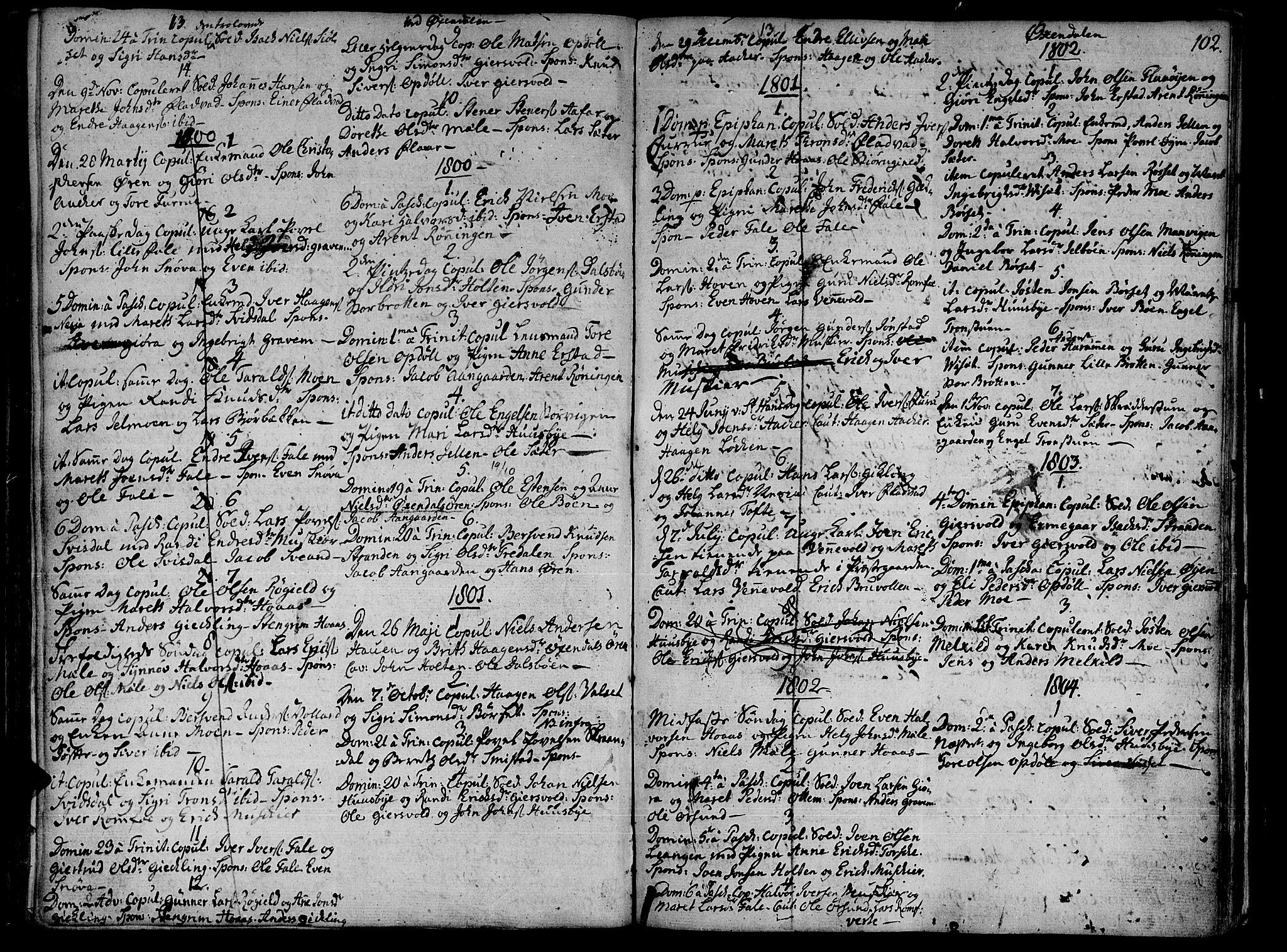 Ministerialprotokoller, klokkerbøker og fødselsregistre - Møre og Romsdal, AV/SAT-A-1454/590/L1008: Ministerialbok nr. 590A02, 1794-1820, s. 102