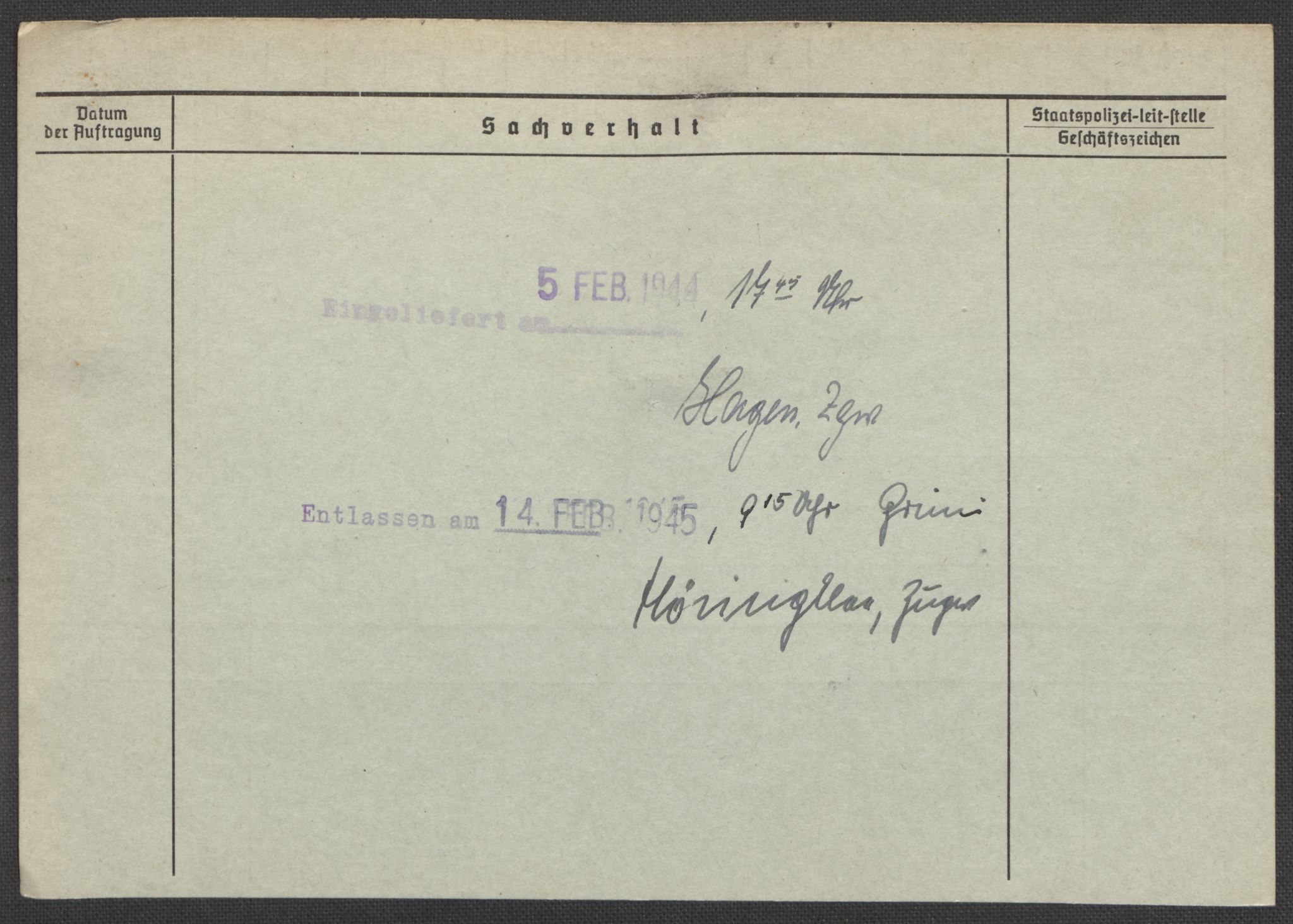 Befehlshaber der Sicherheitspolizei und des SD, AV/RA-RAFA-5969/E/Ea/Eaa/L0009: Register over norske fanger i Møllergata 19: Ru-Sy, 1940-1945, s. 81