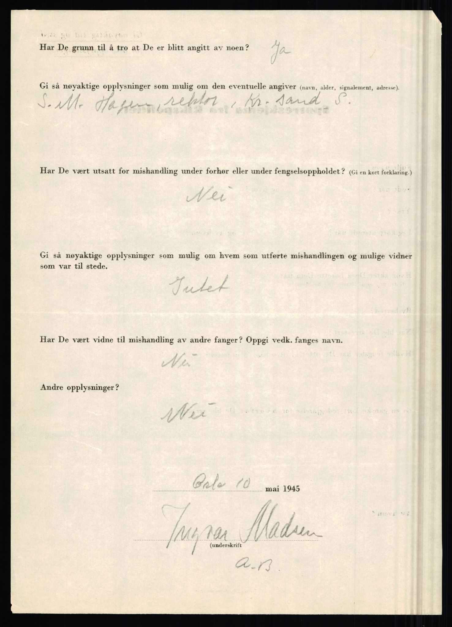 Rikspolitisjefen, AV/RA-S-1560/L/L0011: Lucassen, Oscar Fredrik - Moen, Olav, 1940-1945, s. 387