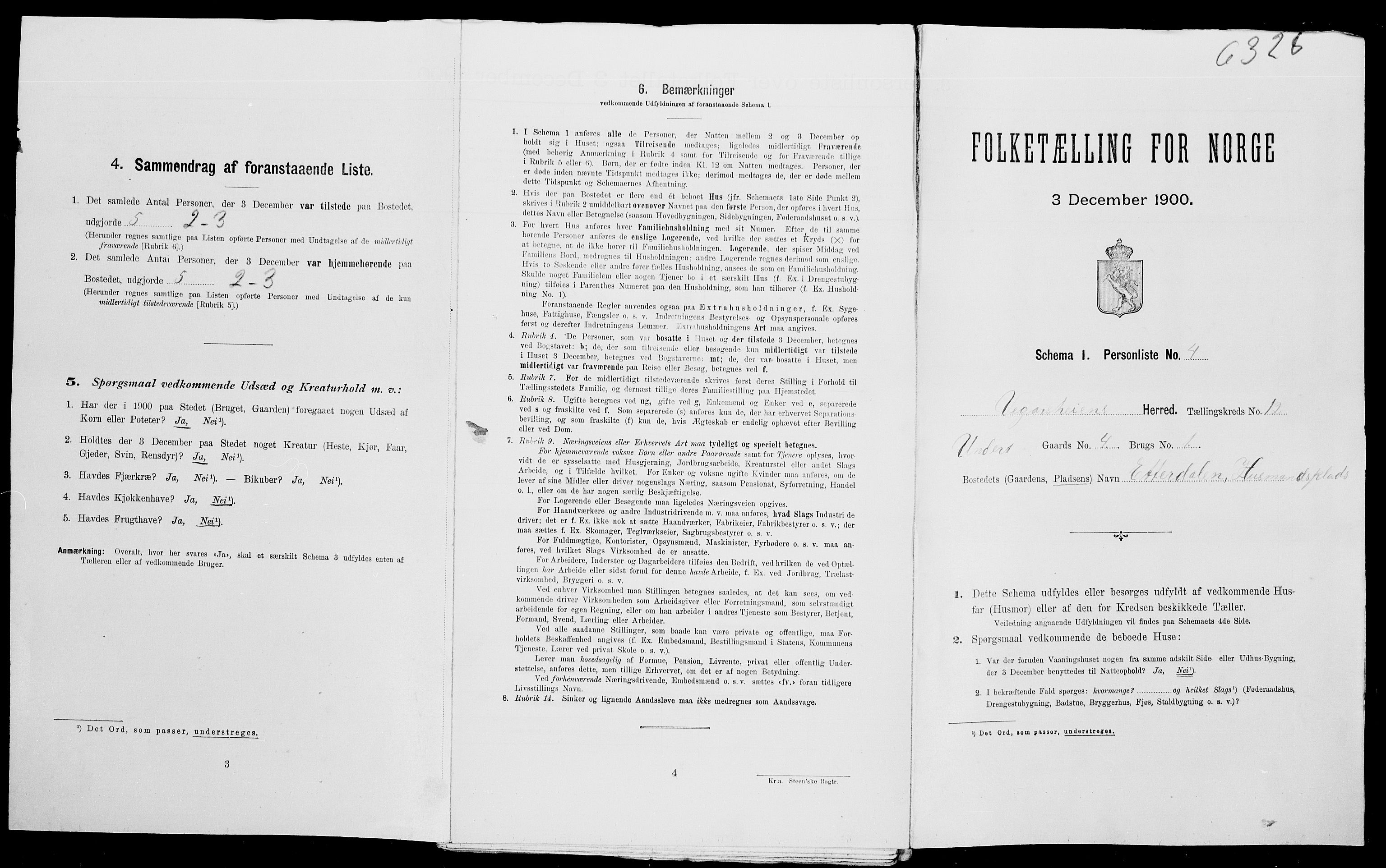 SAK, Folketelling 1900 for 0912 Vegårshei herred, 1900, s. 619