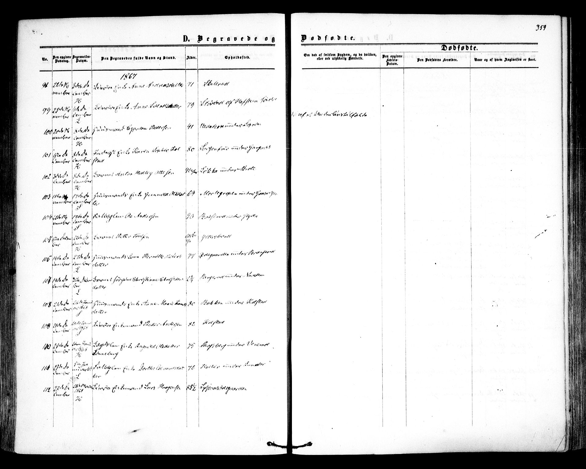 Høland prestekontor Kirkebøker, SAO/A-10346a/F/Fa/L0011: Ministerialbok nr. I 11, 1862-1869, s. 359