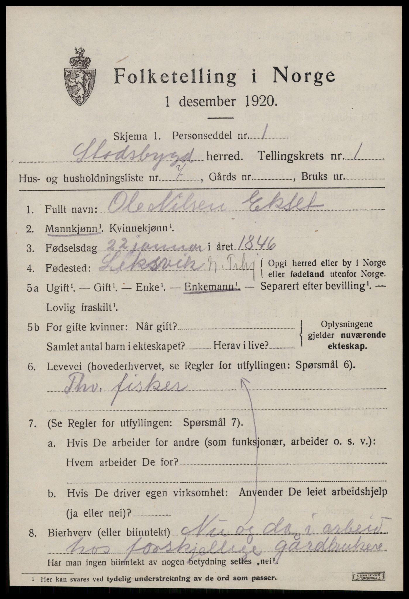 SAT, Folketelling 1920 for 1625 Stadsbygd herred, 1920, s. 764