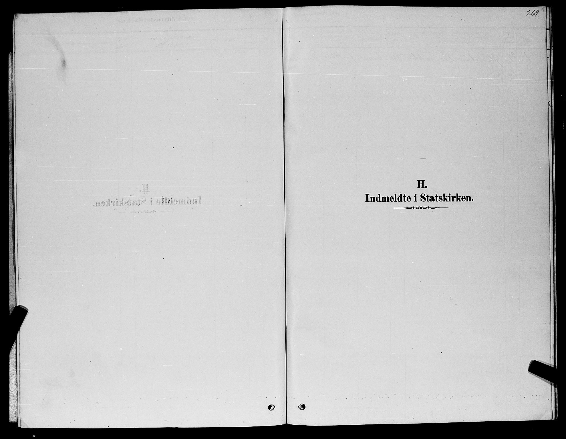 Åseral sokneprestkontor, SAK/1111-0051/F/Fb/L0002: Klokkerbok nr. B 2, 1878-1899, s. 269