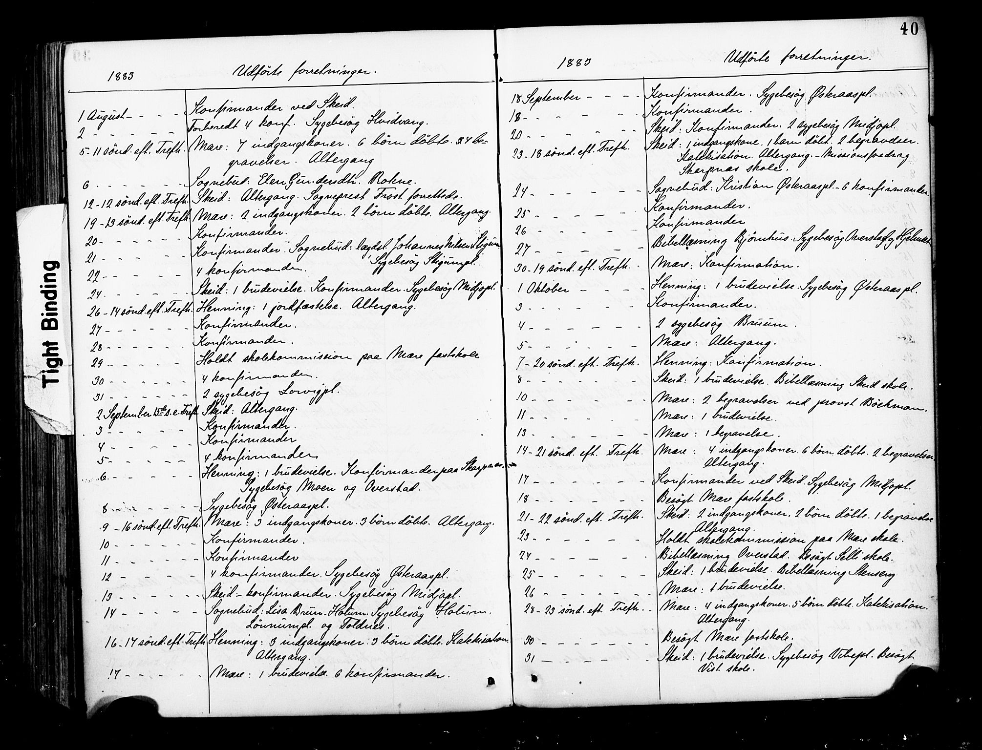 Ministerialprotokoller, klokkerbøker og fødselsregistre - Nord-Trøndelag, AV/SAT-A-1458/735/L0348: Ministerialbok nr. 735A09 /1, 1873-1883, s. 40