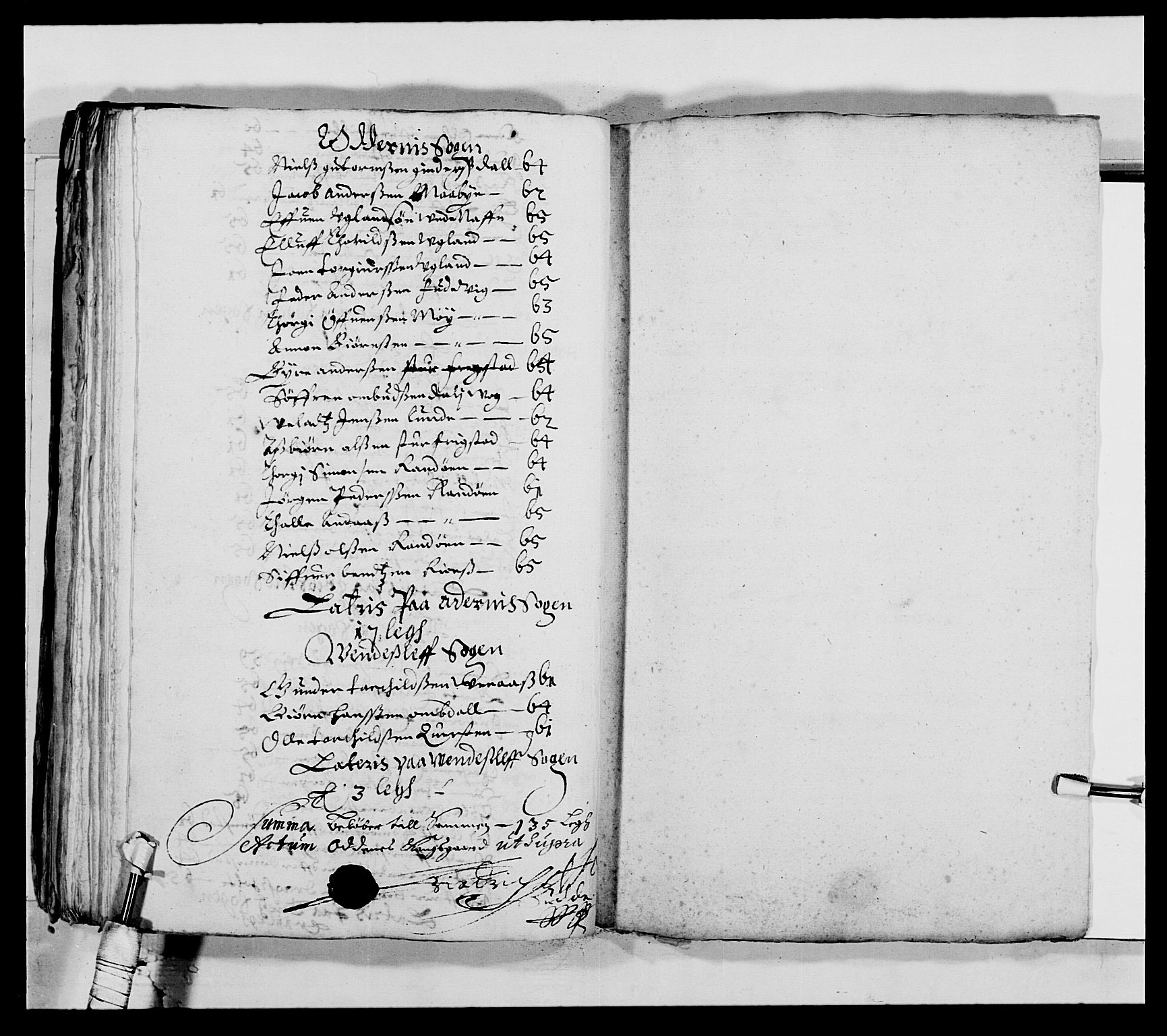 Kommanderende general (KG I) med Det norske krigsdirektorium, AV/RA-EA-5419/E/Ea/L0521: Vesterlenske regiment, 1662-1700, s. 262