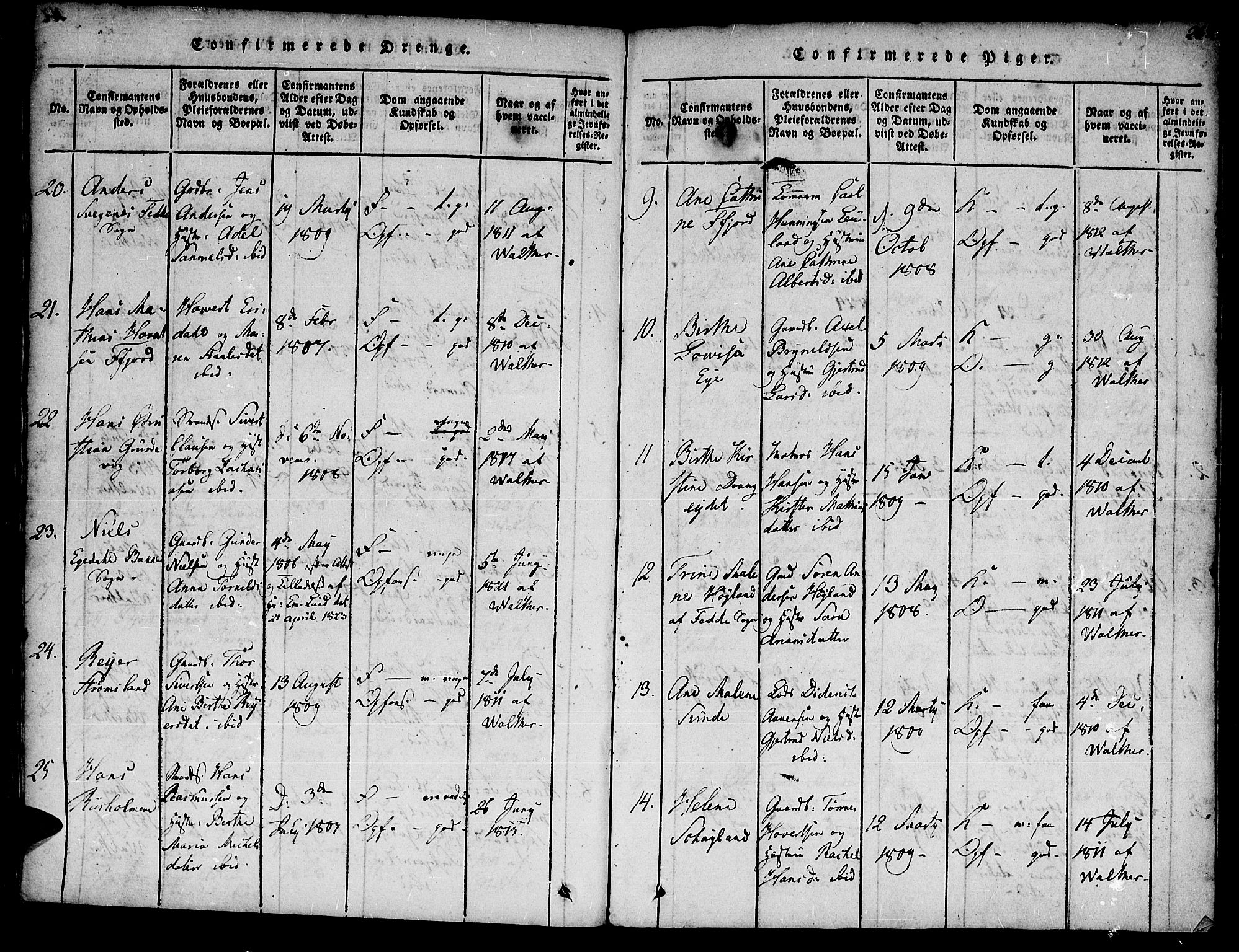 Flekkefjord sokneprestkontor, AV/SAK-1111-0012/F/Fa/Fac/L0002: Ministerialbok nr. A 2, 1815-1826, s. 268