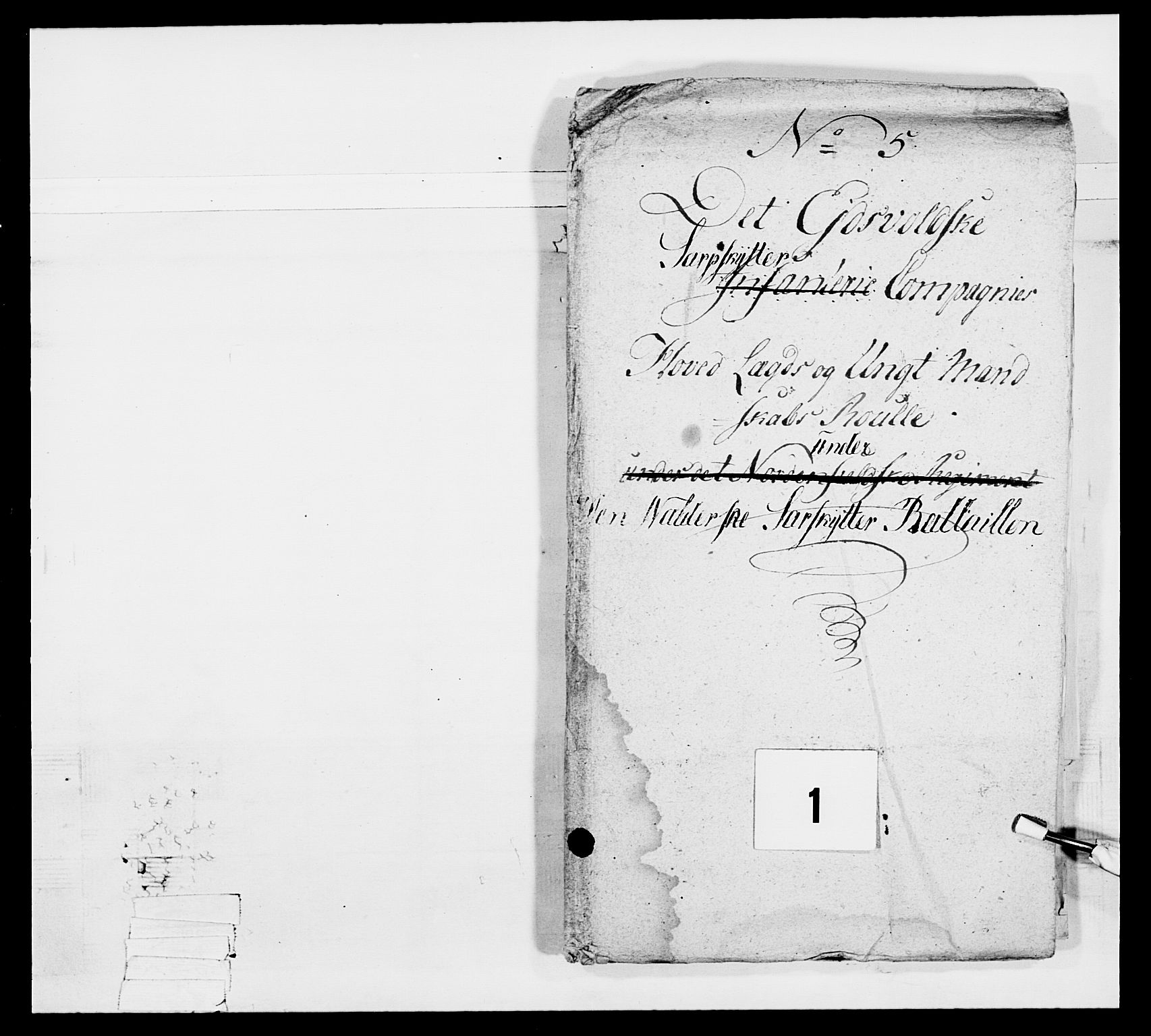 Generalitets- og kommissariatskollegiet, Det kongelige norske kommissariatskollegium, AV/RA-EA-5420/E/Eh/L0049: Akershusiske skarpskytterregiment, 1812, s. 6