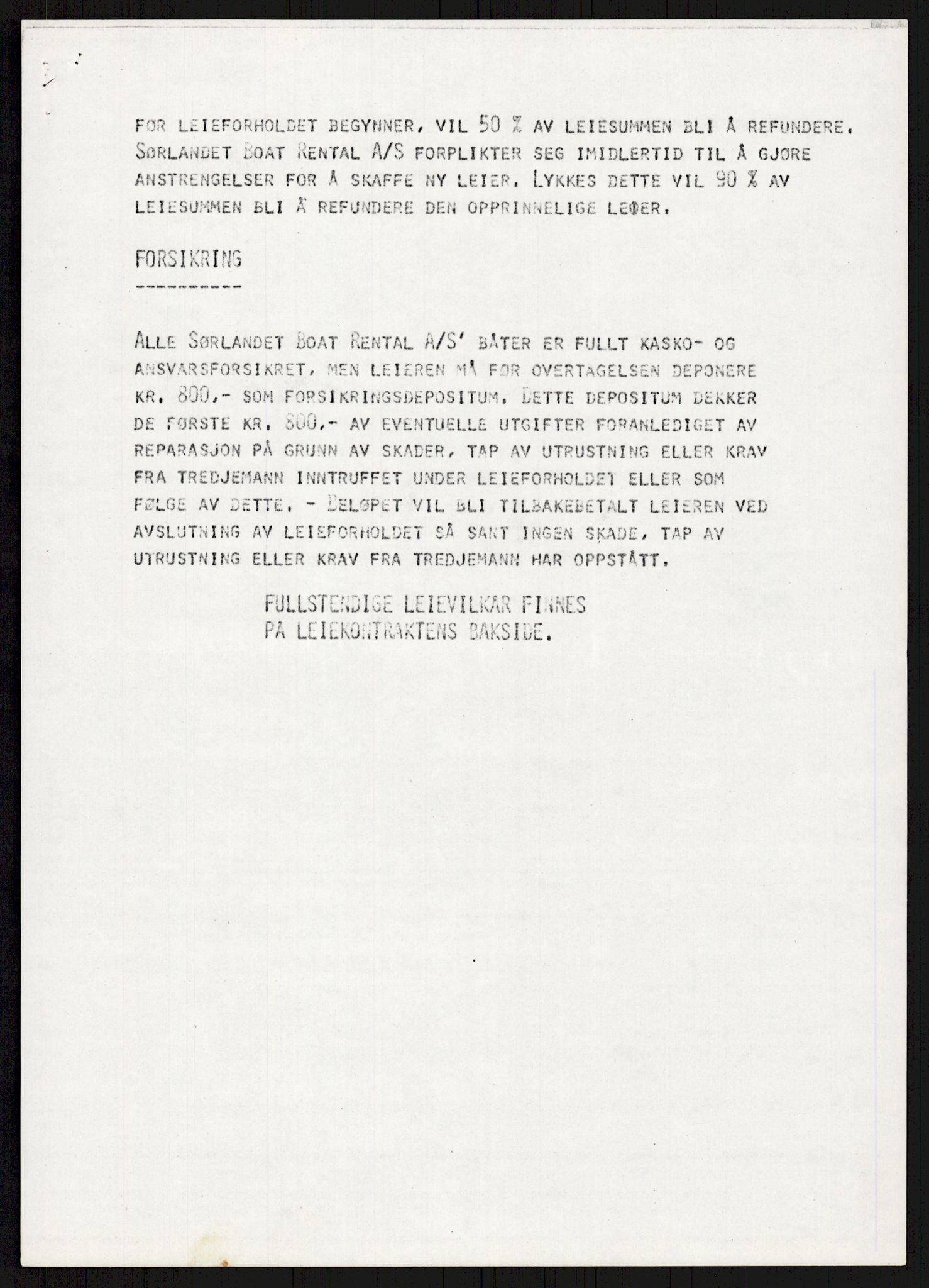 Sjøfartsdirektoratet med forløpere, generelt arkiv, AV/RA-S-1407/D/Du/Duc/L0641/0004: Skipskontrollen - Forskrifter    / Utleiebåter (2 mapper), 1977-1989, s. 239