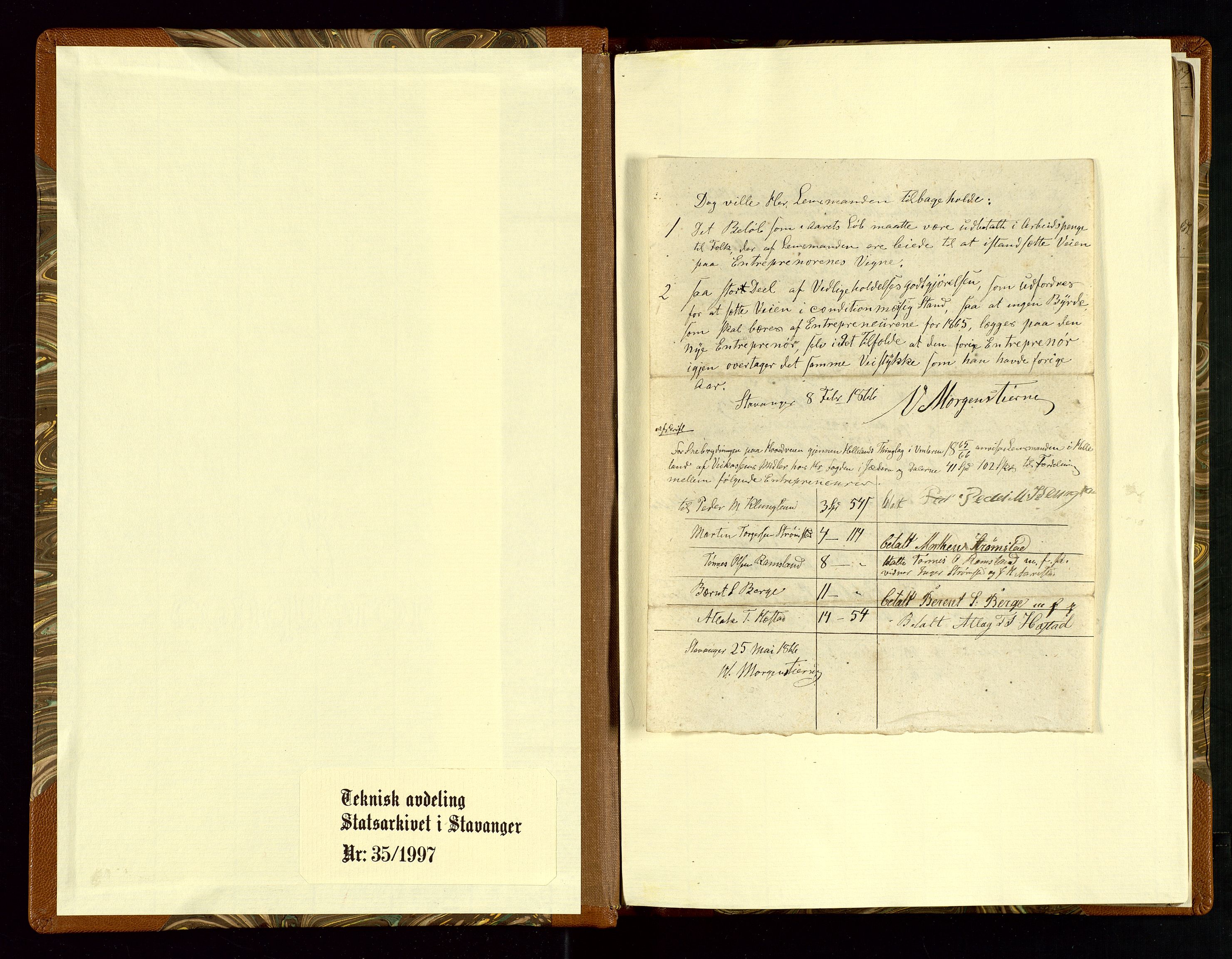 Helleland lensmannskontor, AV/SAST-A-100209/Ya/L0003: Diverseprotokoll, 1842-1960