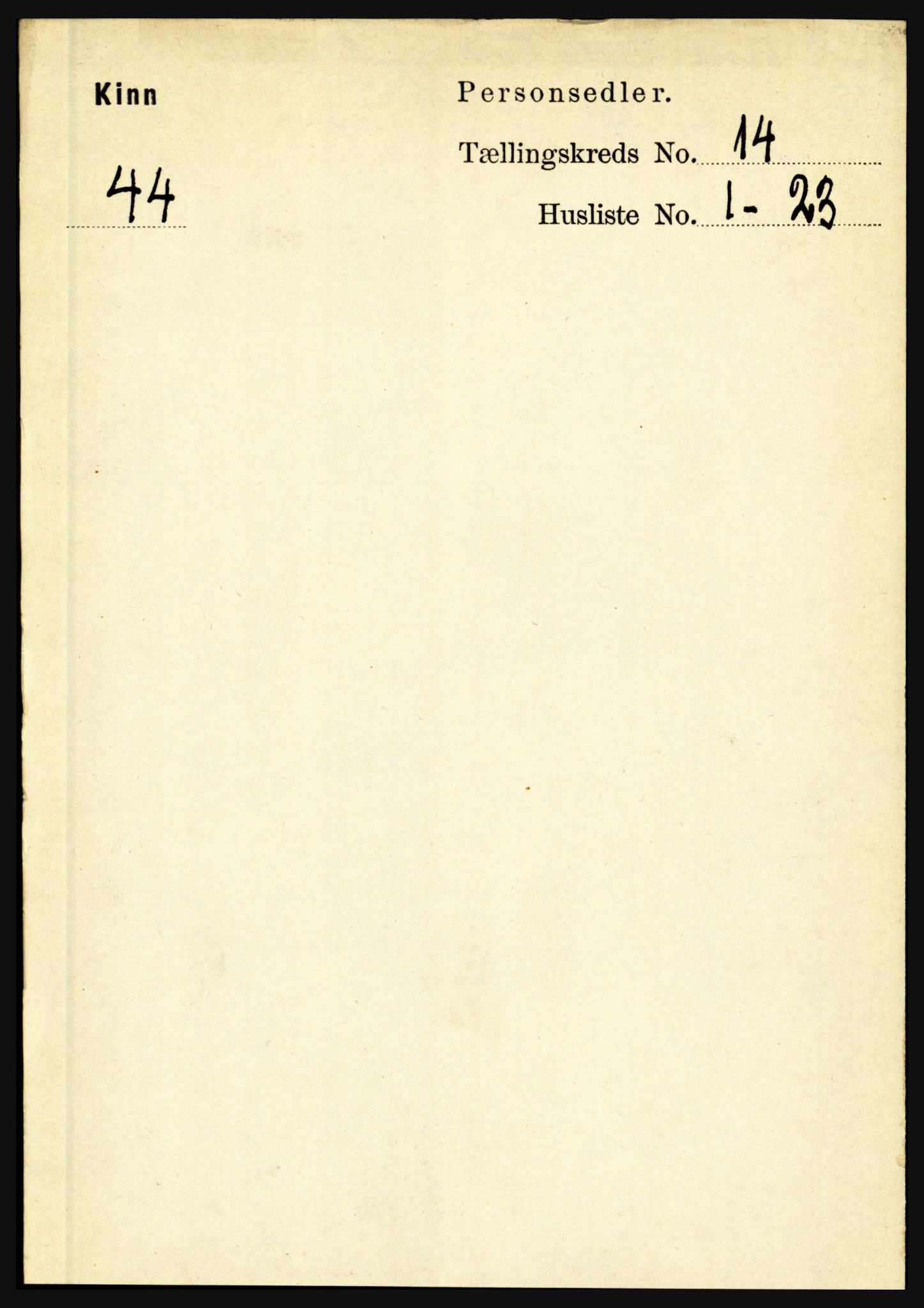RA, Folketelling 1891 for 1437 Kinn herred, 1891, s. 5451
