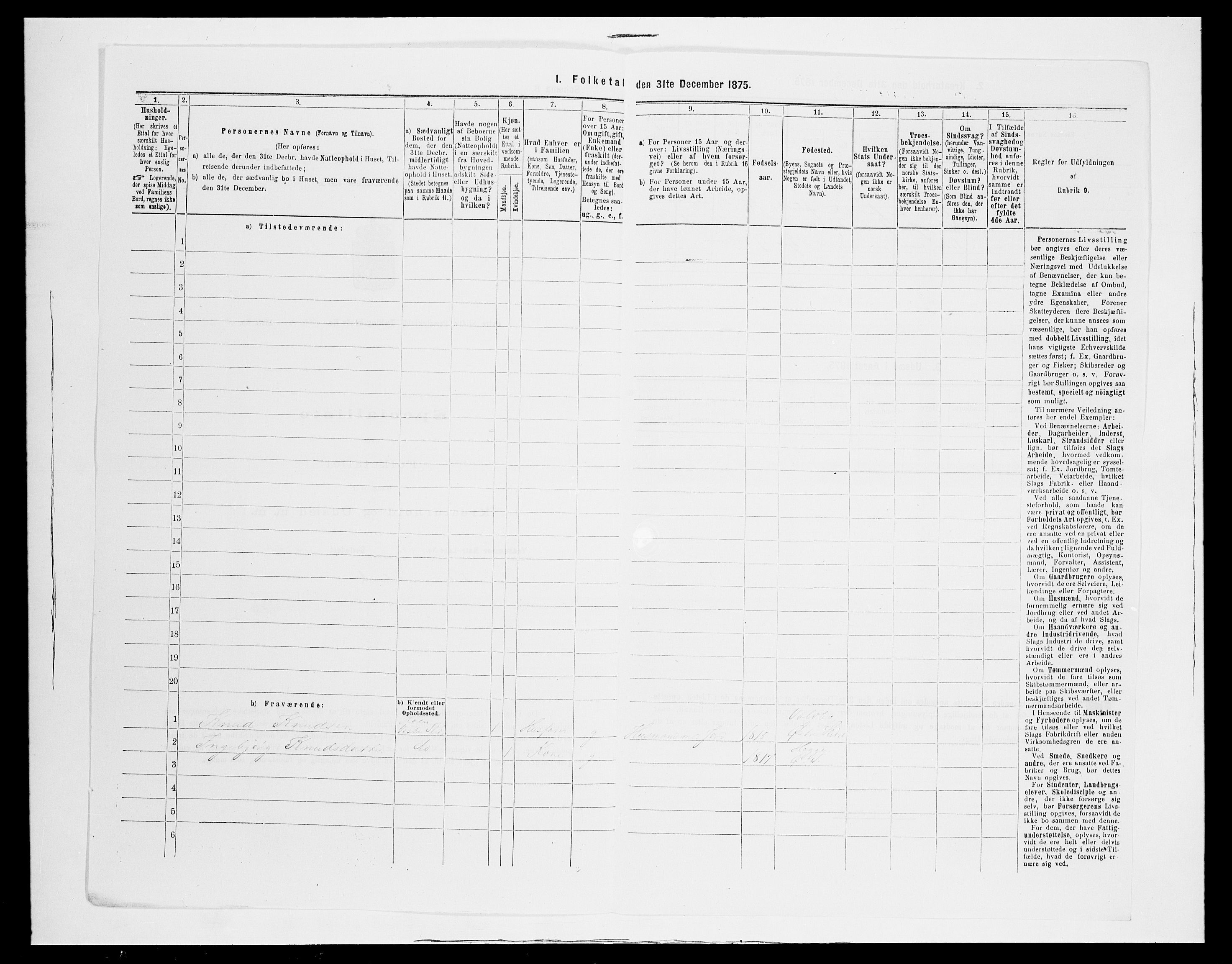 SAH, Folketelling 1875 for 0544P Øystre Slidre prestegjeld, 1875, s. 455