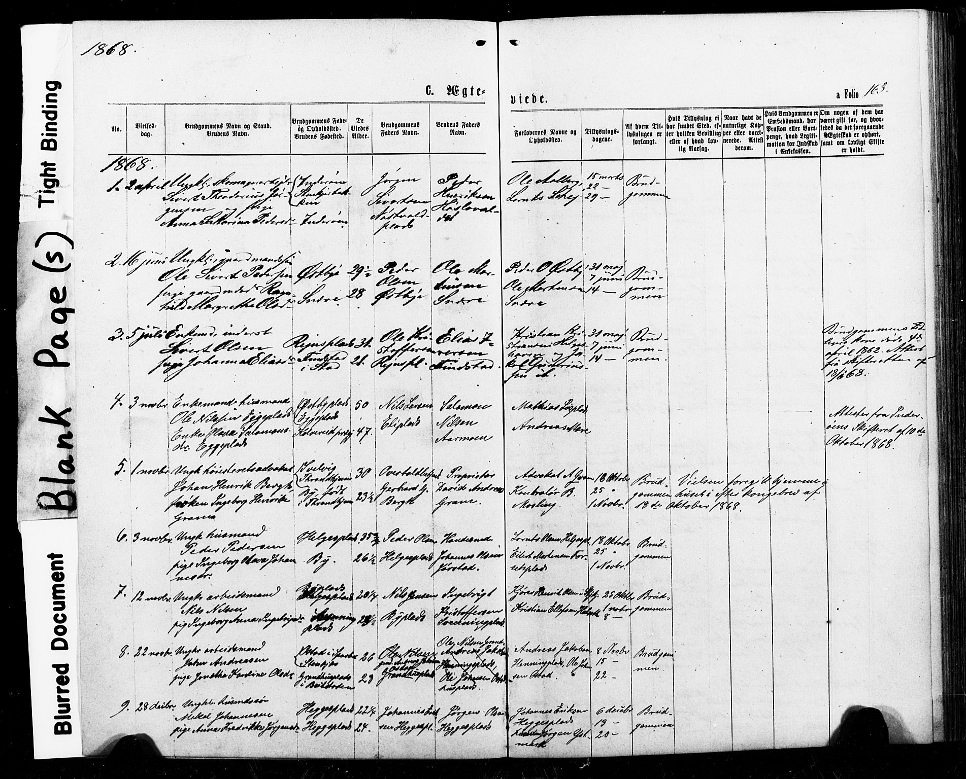 Ministerialprotokoller, klokkerbøker og fødselsregistre - Nord-Trøndelag, SAT/A-1458/740/L0380: Klokkerbok nr. 740C01, 1868-1902, s. 163