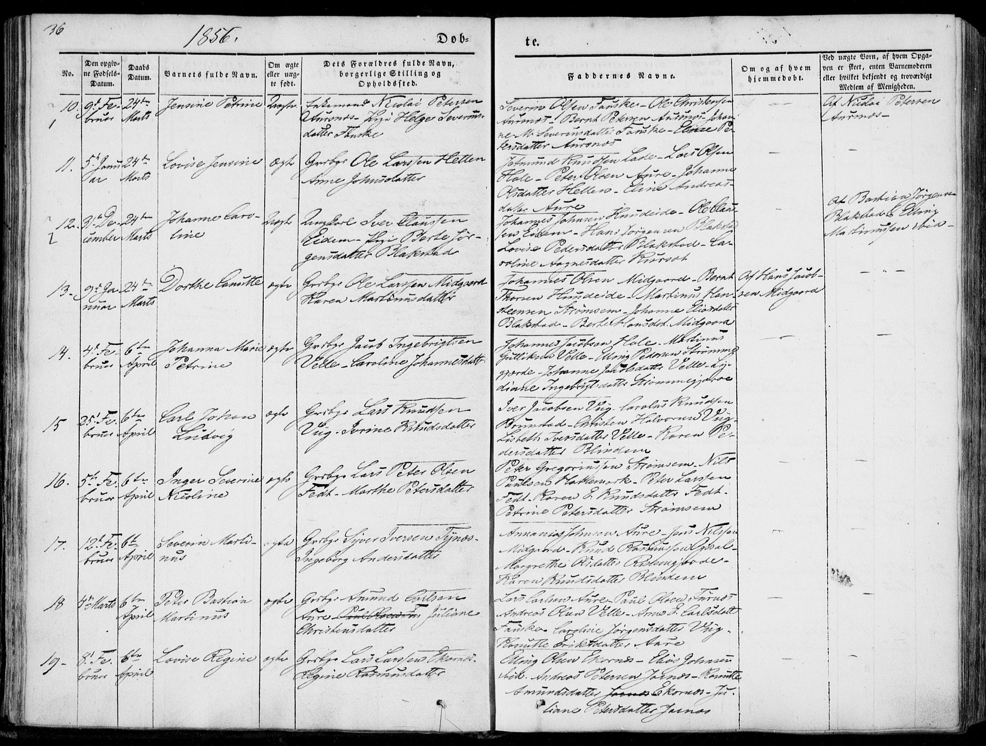 Ministerialprotokoller, klokkerbøker og fødselsregistre - Møre og Romsdal, AV/SAT-A-1454/522/L0313: Ministerialbok nr. 522A08, 1852-1862, s. 36