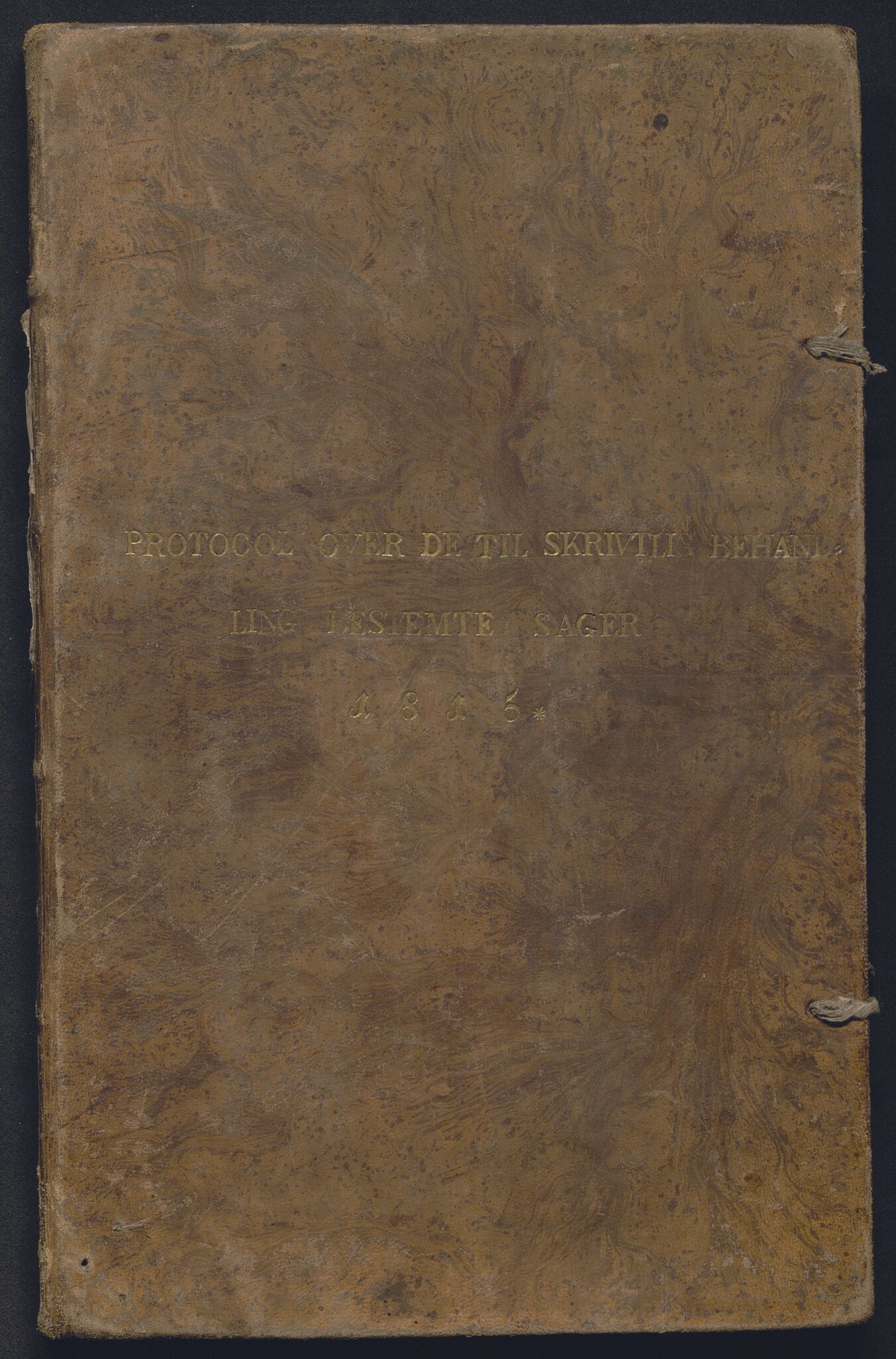 Høyesterett, AV/RA-S-1002/E/Ef/L0001: Protokoll over saker som gikk til skriftlig behandling, 1815-1822