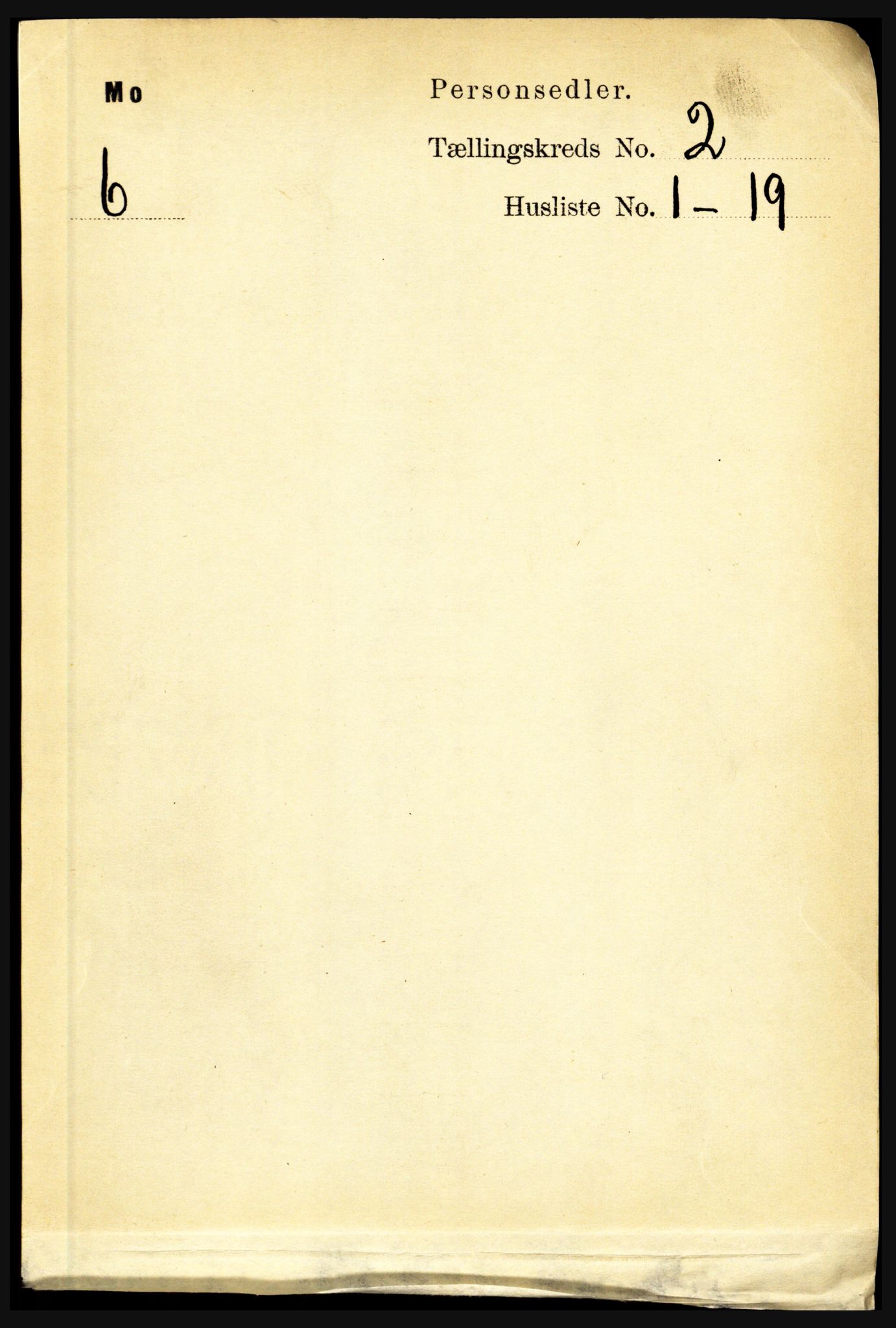RA, Folketelling 1891 for 1833 Mo herred, 1891, s. 536