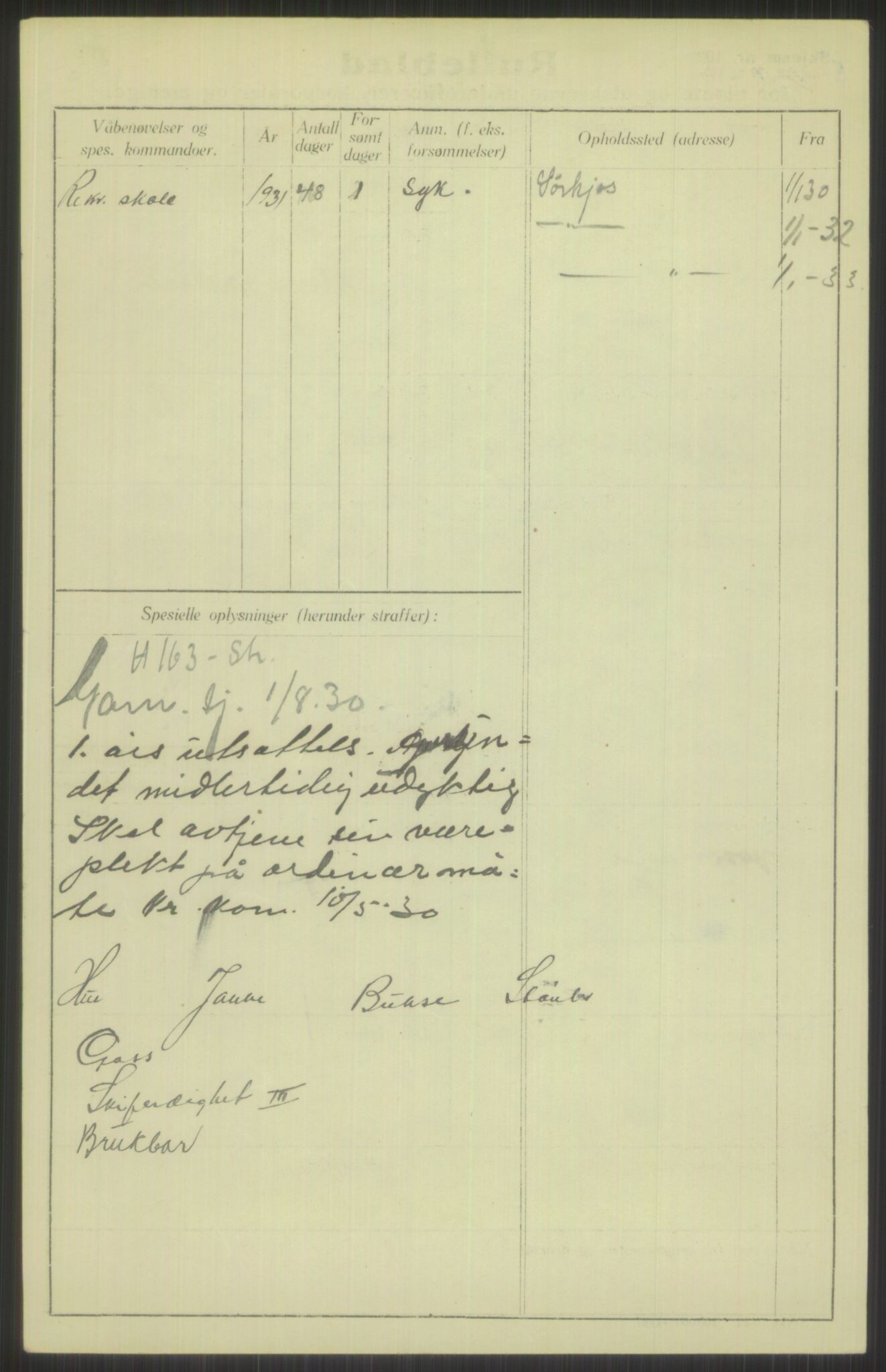 Forsvaret, Troms infanteriregiment nr. 16, AV/RA-RAFA-3146/P/Pa/L0014: Rulleblad for regimentets menige mannskaper, årsklasse 1930, 1930, s. 486