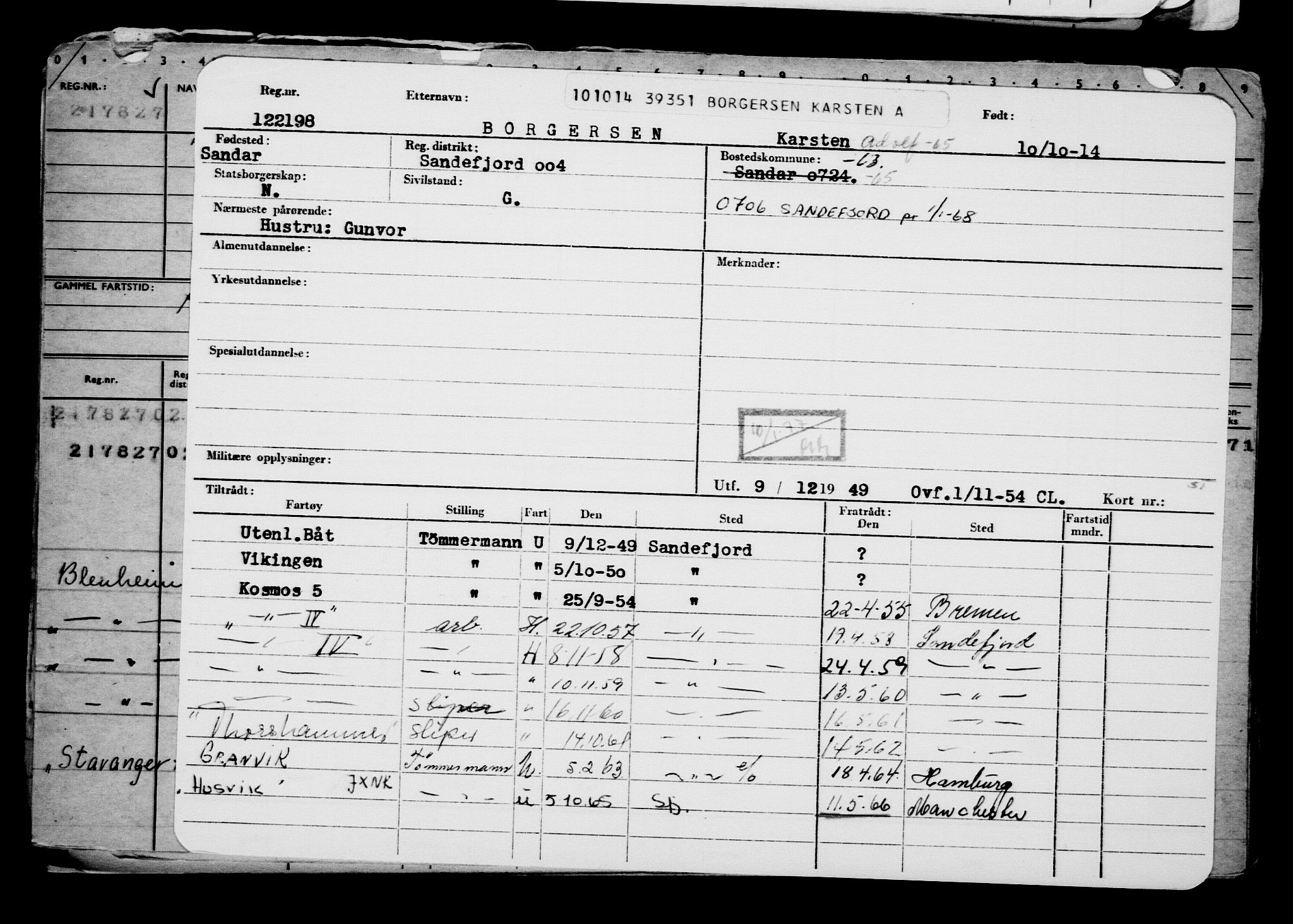 Direktoratet for sjømenn, AV/RA-S-3545/G/Gb/L0124: Hovedkort, 1914, s. 618