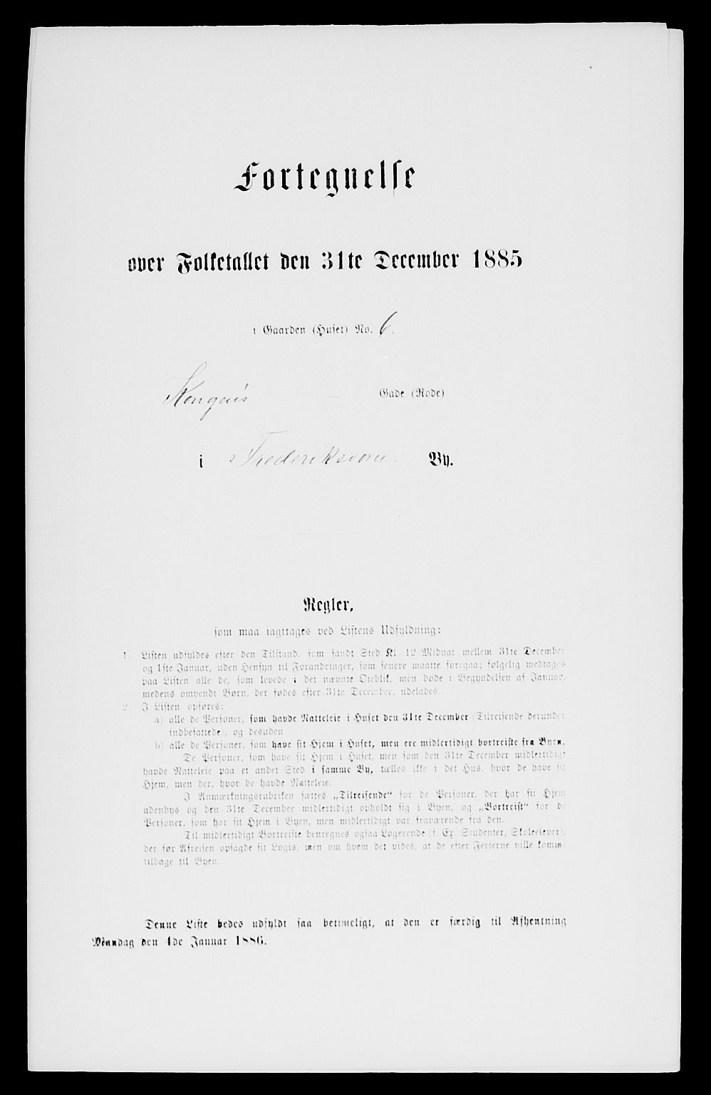 SAKO, Folketelling 1885 for 0798 Fredriksvern herred, 1885, s. 11
