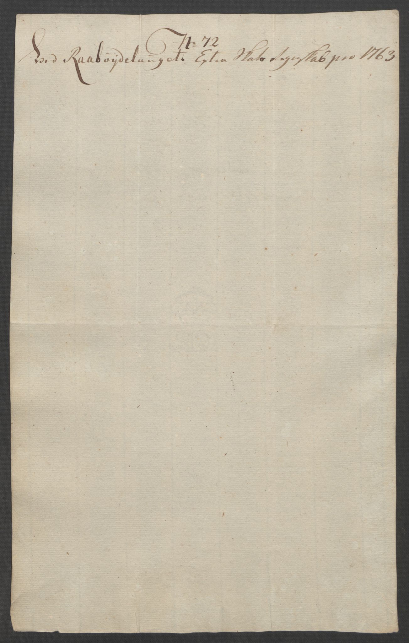Rentekammeret inntil 1814, Reviderte regnskaper, Fogderegnskap, RA/EA-4092/R40/L2517: Ekstraskatten Råbyggelag, 1762-1763, s. 446
