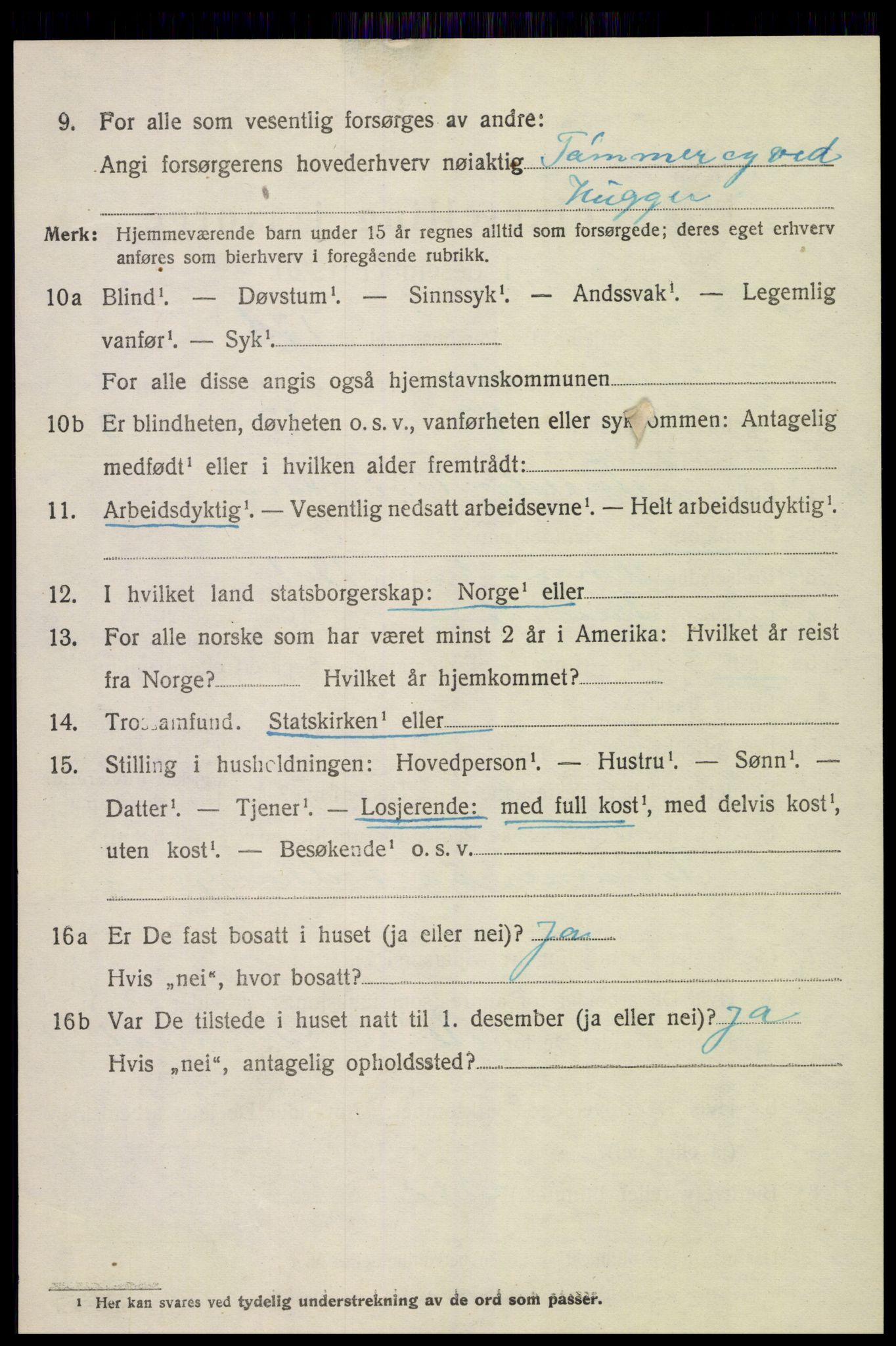 SAK, Folketelling 1920 for 0924 Landvik herred, 1920, s. 2119