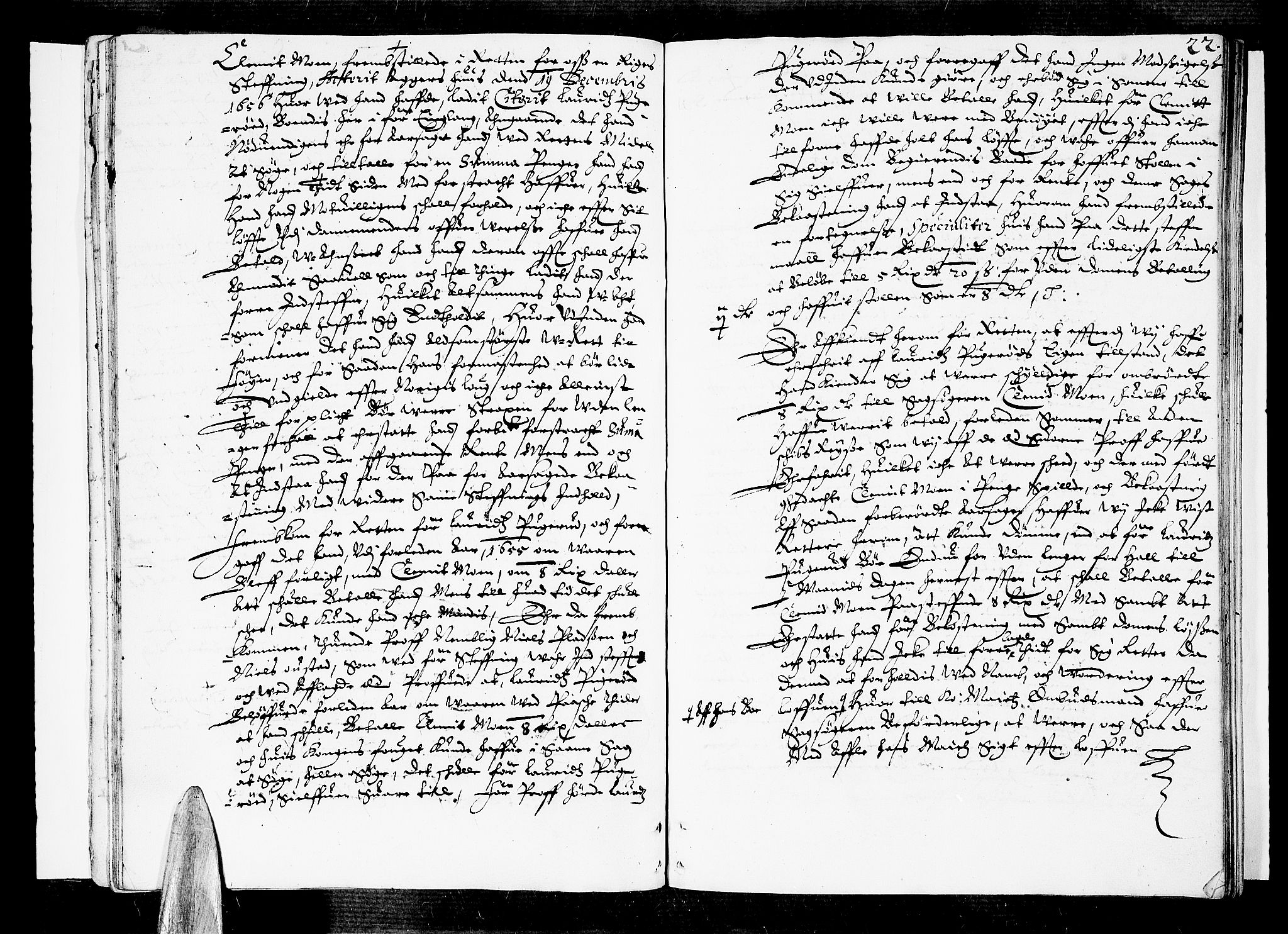 Lier, Røyken og Hurum sorenskriveri, AV/SAKO-A-89/F/Fa/L0001: Tingbok, 1655-1658, s. 22