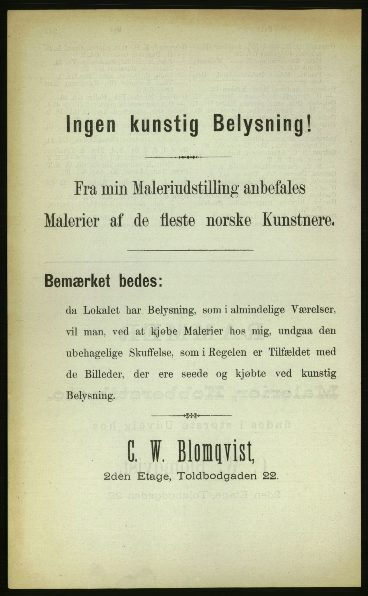 Kristiania/Oslo adressebok, PUBL/-, 1883