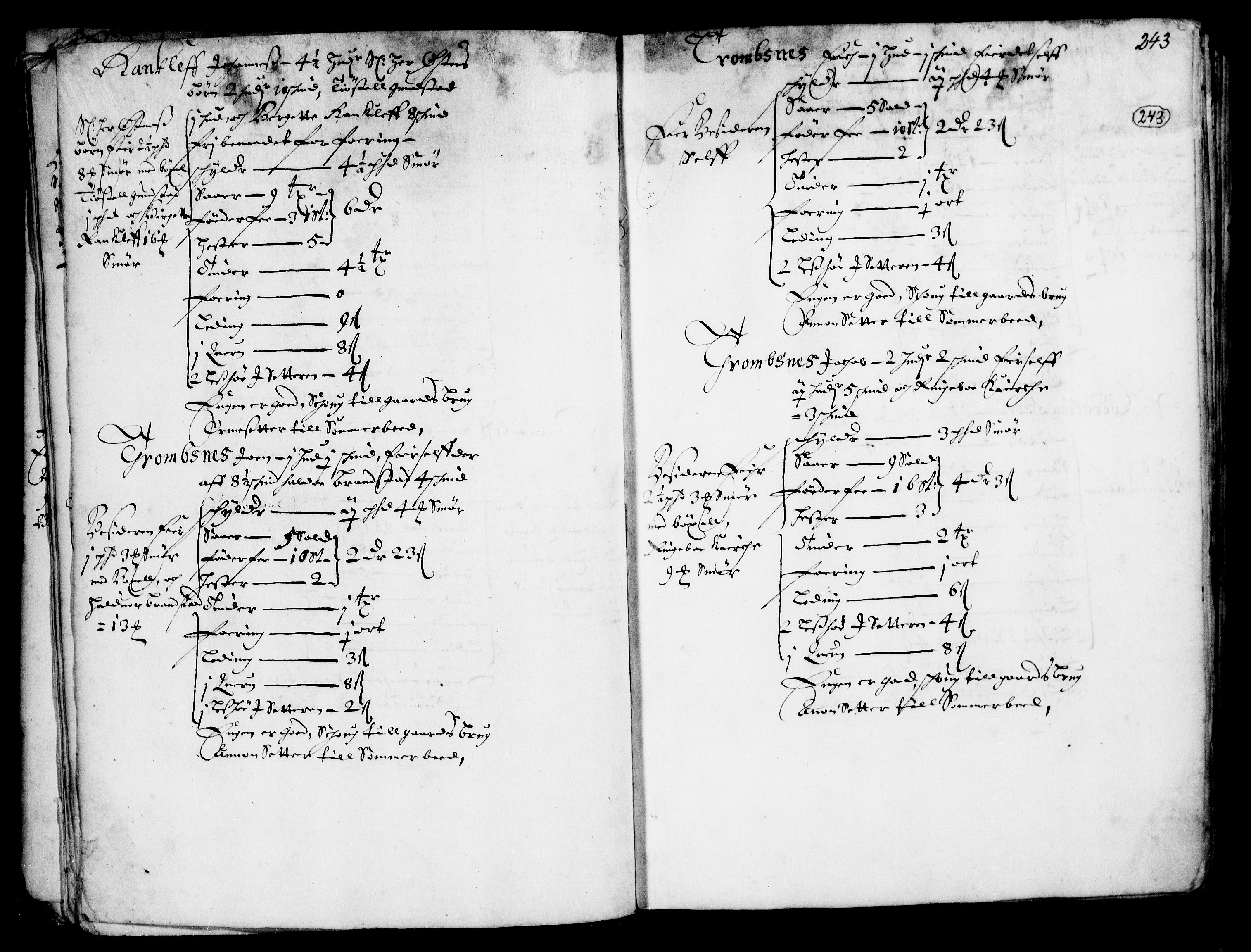 Rentekammeret inntil 1814, Realistisk ordnet avdeling, AV/RA-EA-4070/N/Nb/Nba/L0015: Gudbrandsdalen fogderi, 2. del, 1668, s. 242b-243a