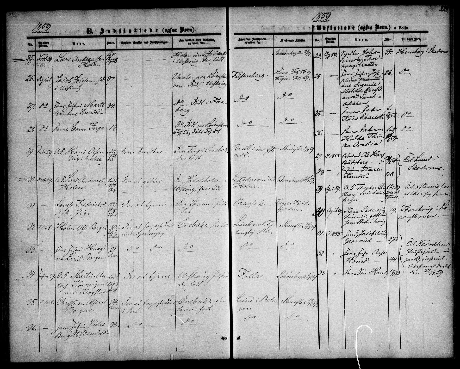 Fet prestekontor Kirkebøker, AV/SAO-A-10370a/F/Fa/L0010: Ministerialbok nr. I 10, 1847-1859, s. 229