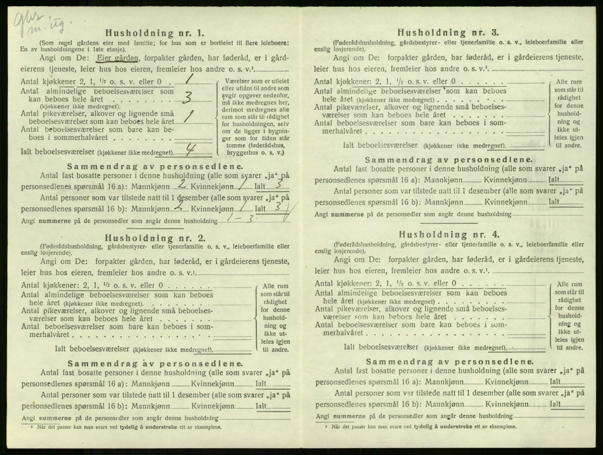 SAKO, Folketelling 1920 for 0719 Andebu herred, 1920, s. 1015
