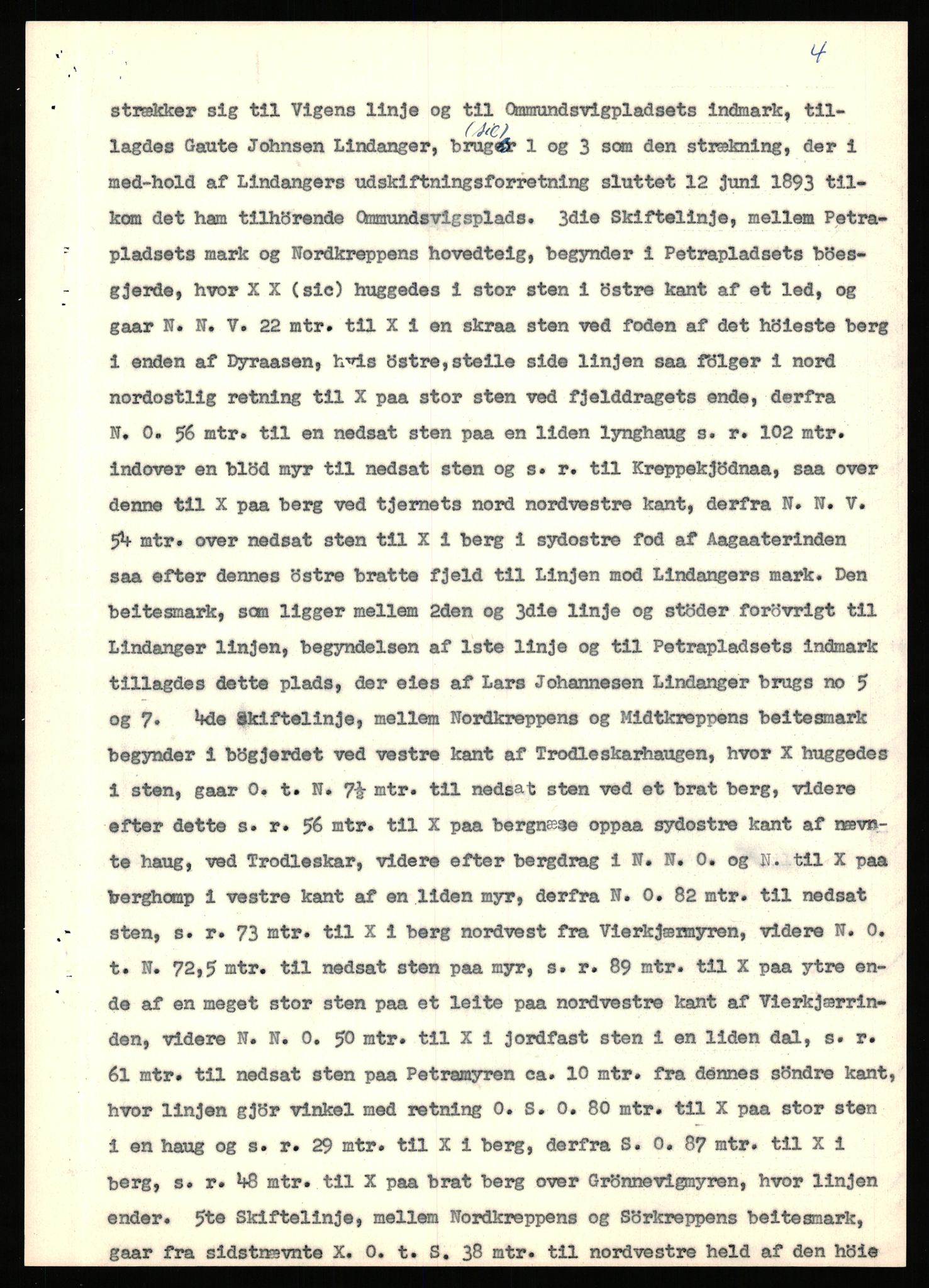 Statsarkivet i Stavanger, AV/SAST-A-101971/03/Y/Yj/L0048: Avskrifter sortert etter gårdsnavn: Kluge - Kristianslyst, 1750-1930, s. 460