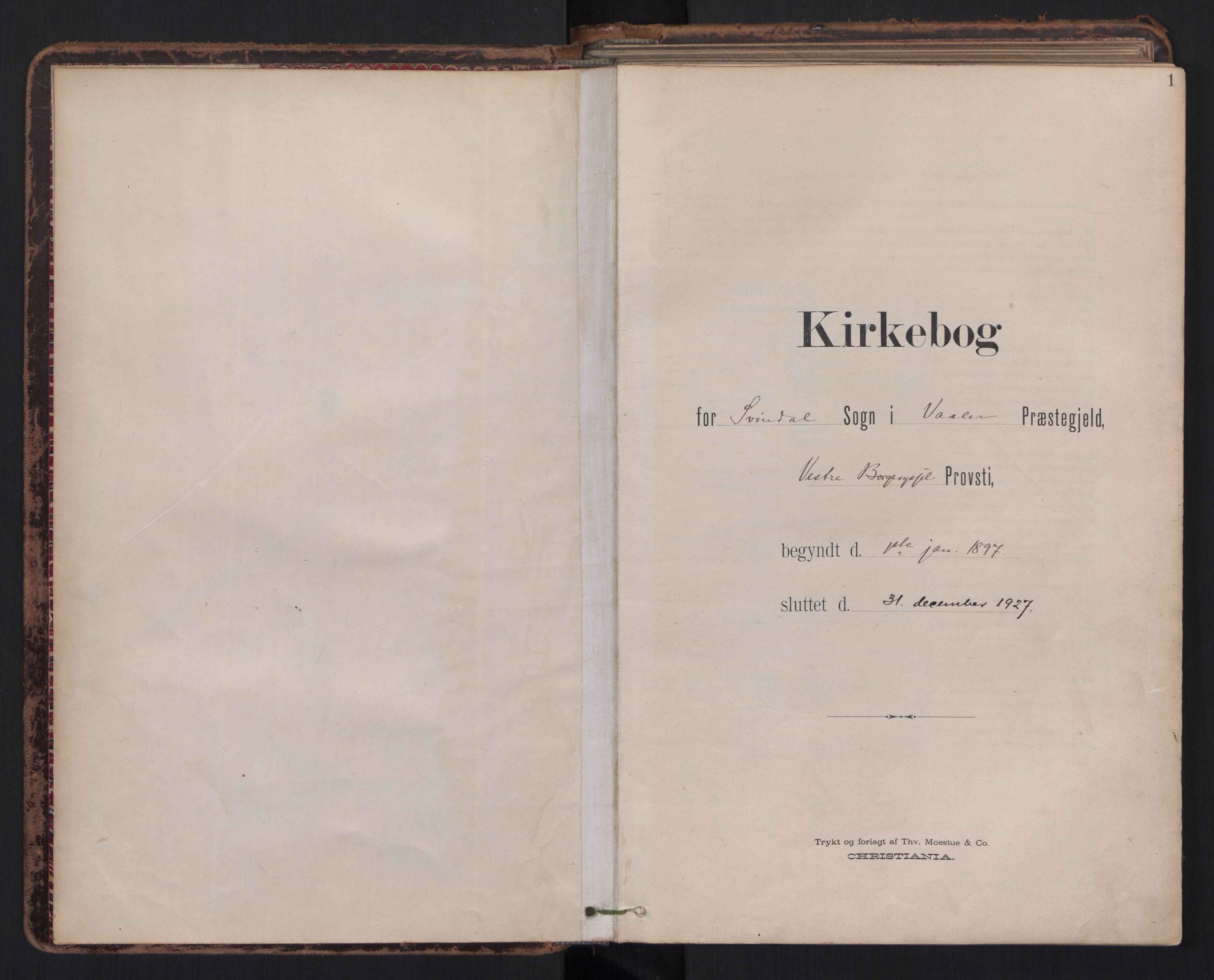 Våler prestekontor Kirkebøker, AV/SAO-A-11083/F/Fb/L0002: Ministerialbok nr. I 2, 1897-1927