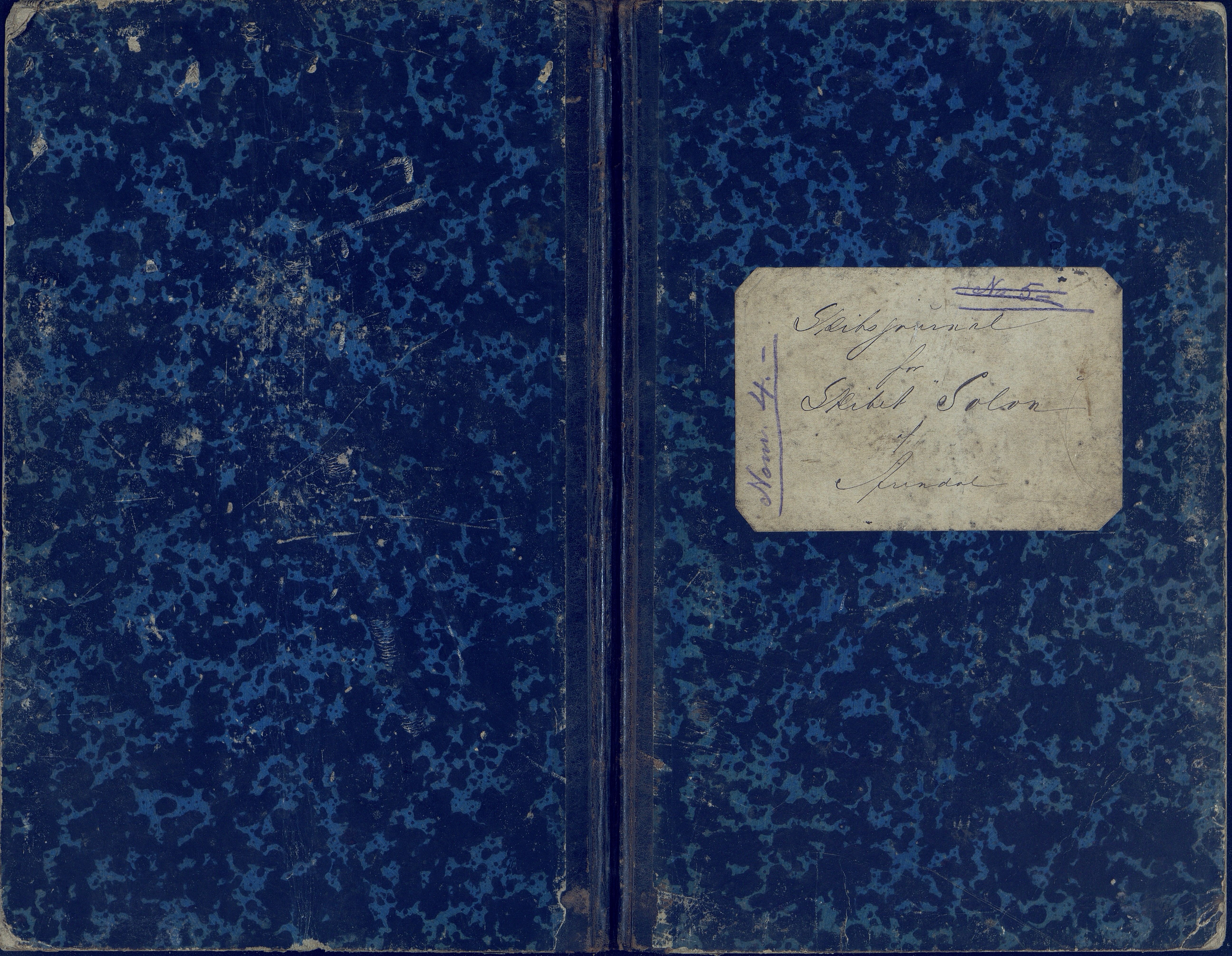 Fartøysarkivet, AAKS/PA-1934/F/L0330: Solon (fregatt), 1880-1882