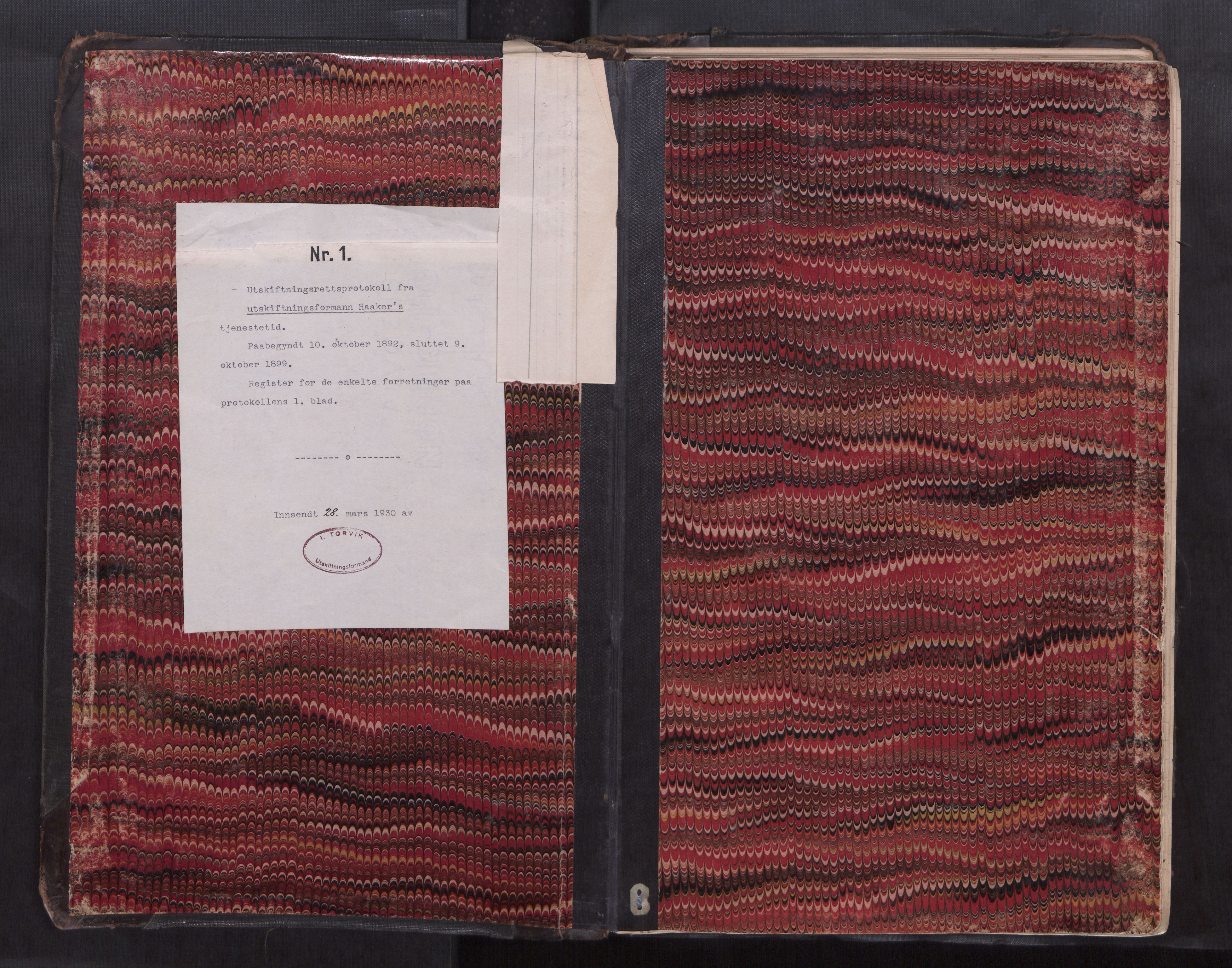 Sør-Trøndelag jordskifterett, AV/SAT-A-4522/1/F/L0036: Utskiftningsforhandlingsprotokoll, 1892-1899