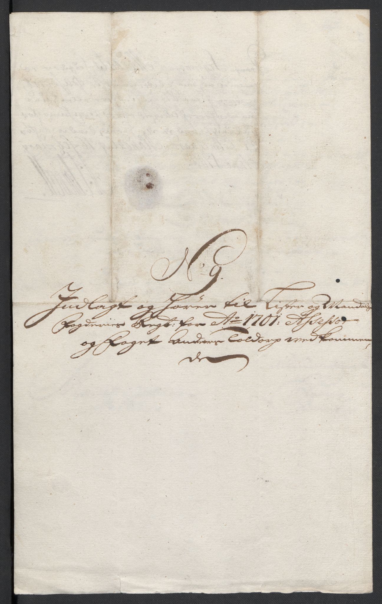 Rentekammeret inntil 1814, Reviderte regnskaper, Fogderegnskap, RA/EA-4092/R43/L2549: Fogderegnskap Lista og Mandal, 1701-1702, s. 100