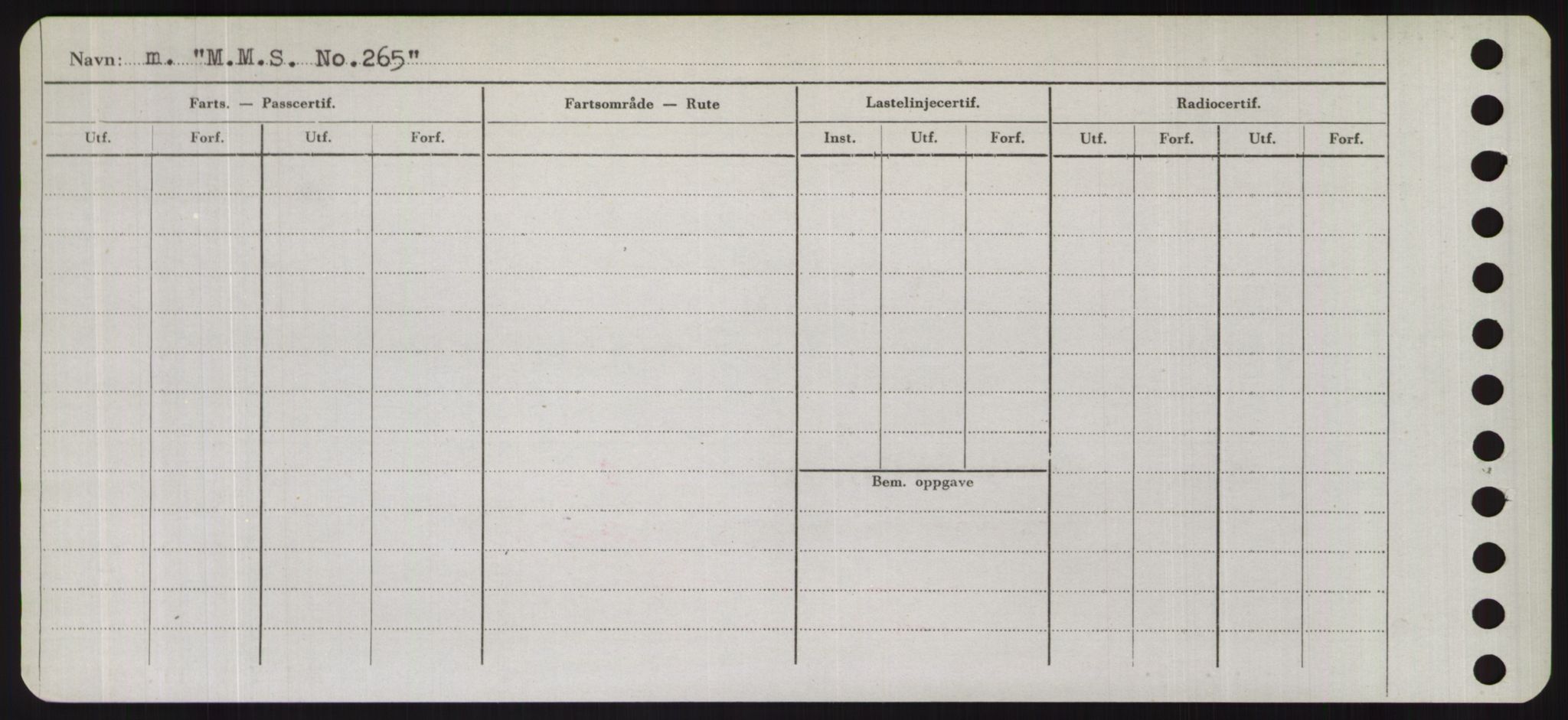 Sjøfartsdirektoratet med forløpere, Skipsmålingen, RA/S-1627/H/Hd/L0024: Fartøy, M-Mim, s. 24