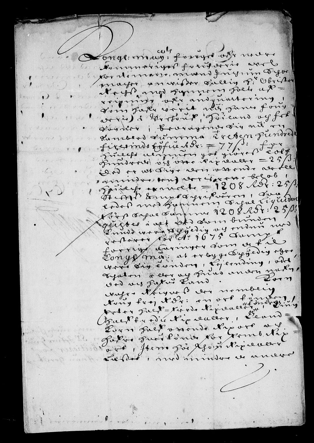 Rentekammeret inntil 1814, Reviderte regnskaper, Stiftamtstueregnskaper, Landkommissariatet på Akershus og Akershus stiftamt, AV/RA-EA-5869/R/Rb/L0140: Akershus stiftamt, 1675-1677