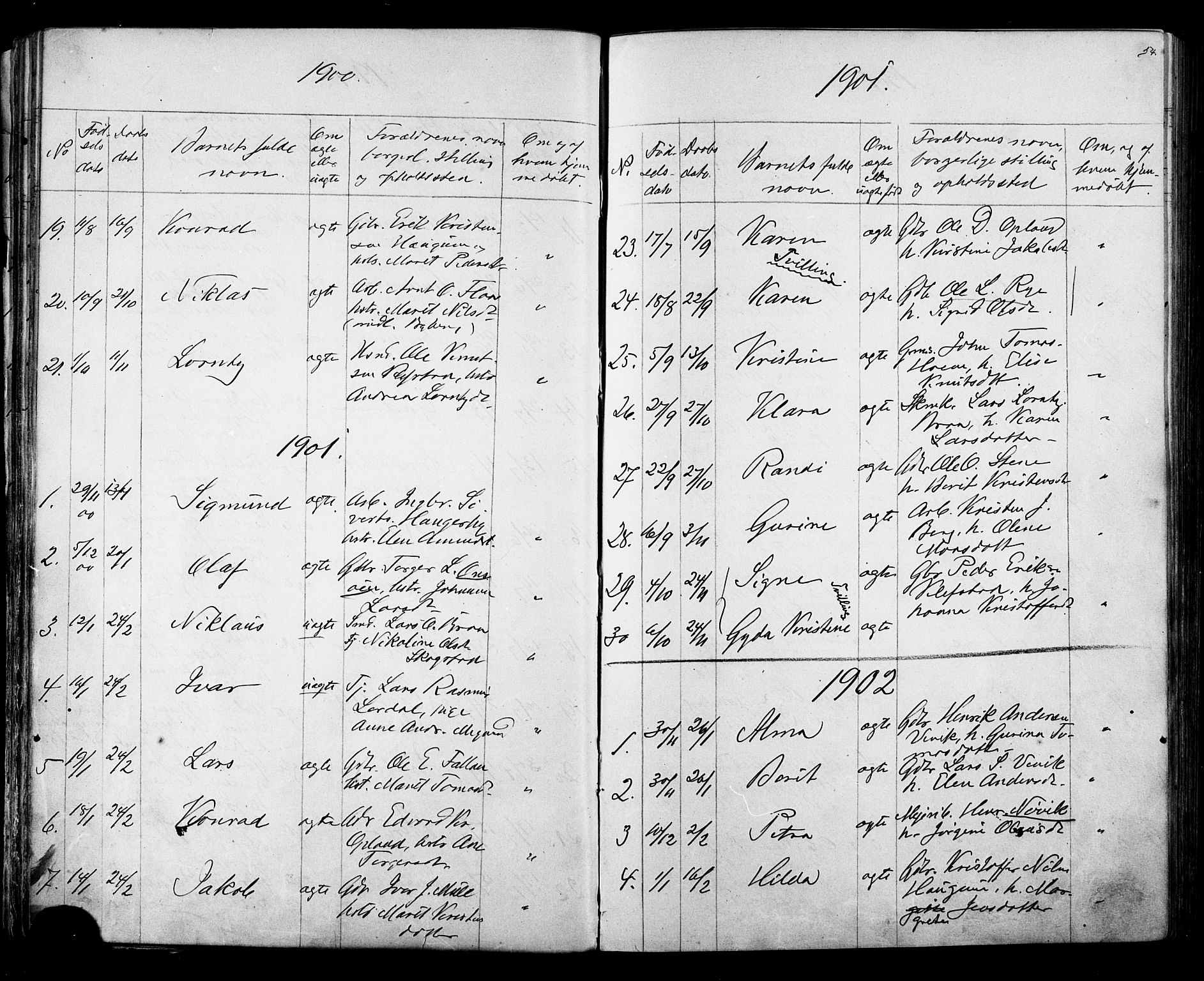 Ministerialprotokoller, klokkerbøker og fødselsregistre - Sør-Trøndelag, AV/SAT-A-1456/612/L0387: Klokkerbok nr. 612C03, 1874-1908, s. 54