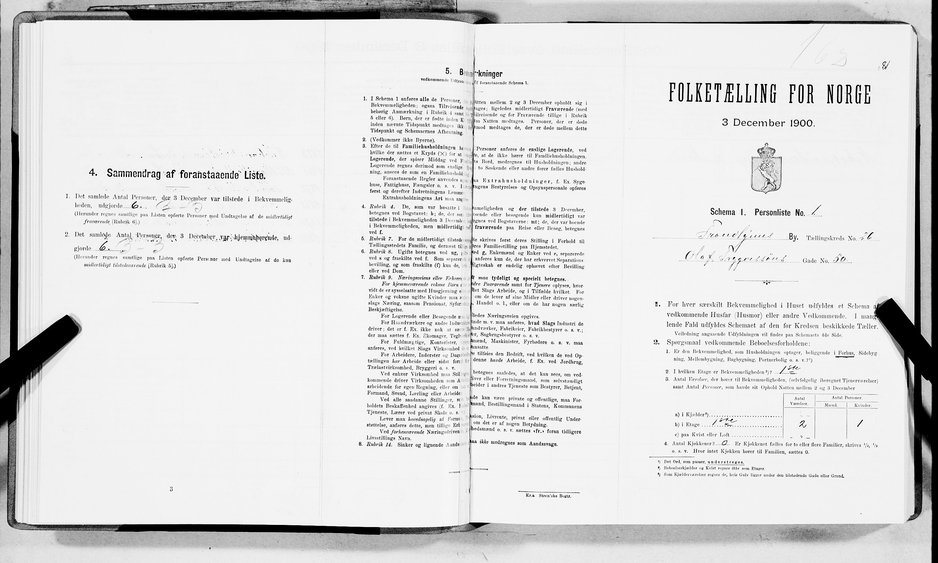 SAT, Folketelling 1900 for 1601 Trondheim kjøpstad, 1900, s. 4089