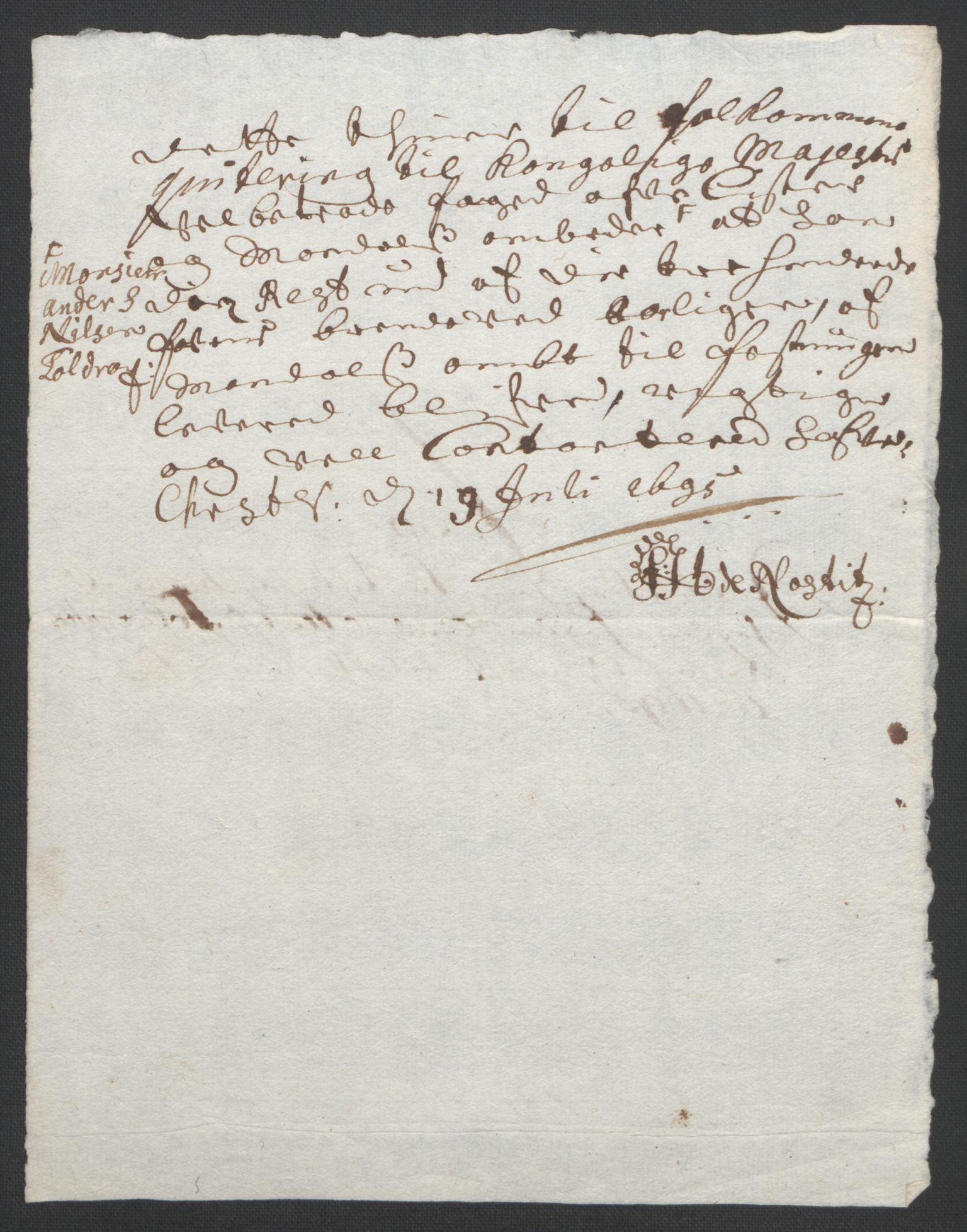 Rentekammeret inntil 1814, Reviderte regnskaper, Fogderegnskap, RA/EA-4092/R43/L2545: Fogderegnskap Lista og Mandal, 1694-1695, s. 308