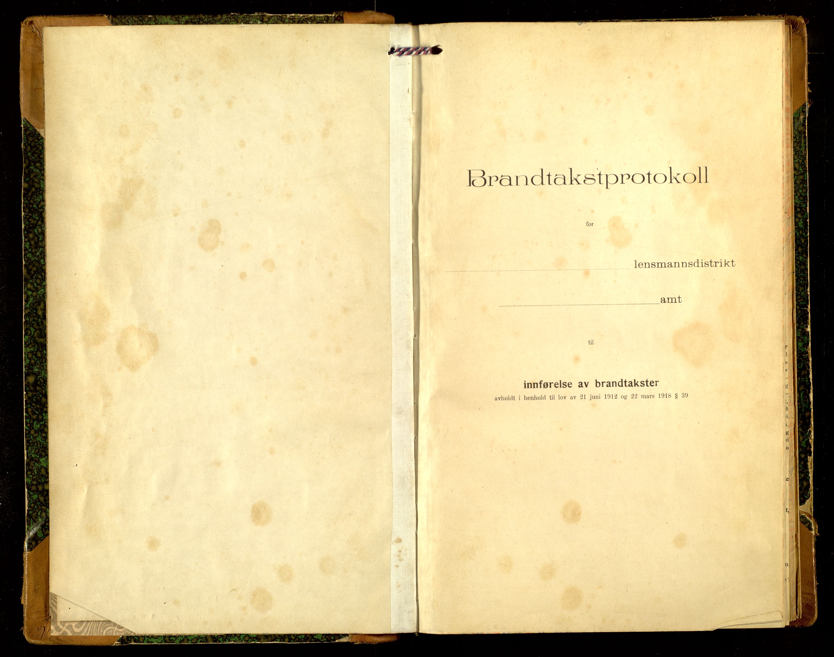 Norges Brannkasse, Grue, SAH/NBRANG-016/F/L0018: Branntakstprotokoll, 1919-1922