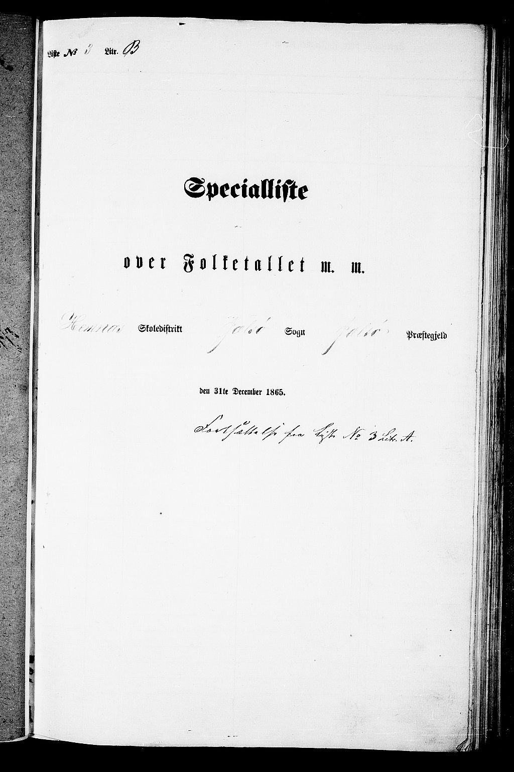 RA, Folketelling 1865 for 1138P Jelsa prestegjeld, 1865, s. 56