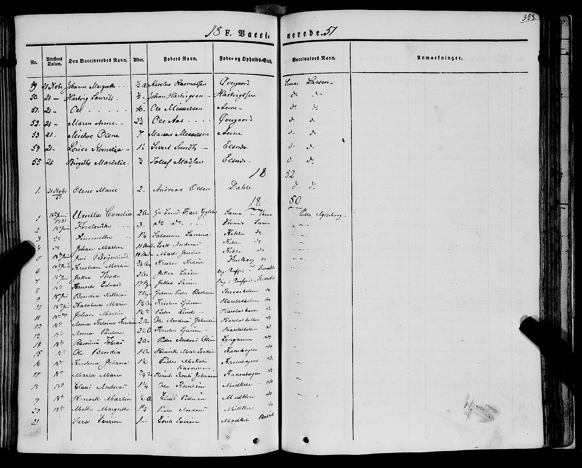 Trondenes sokneprestkontor, AV/SATØ-S-1319/H/Ha/L0009kirke: Ministerialbok nr. 9, 1841-1852, s. 358