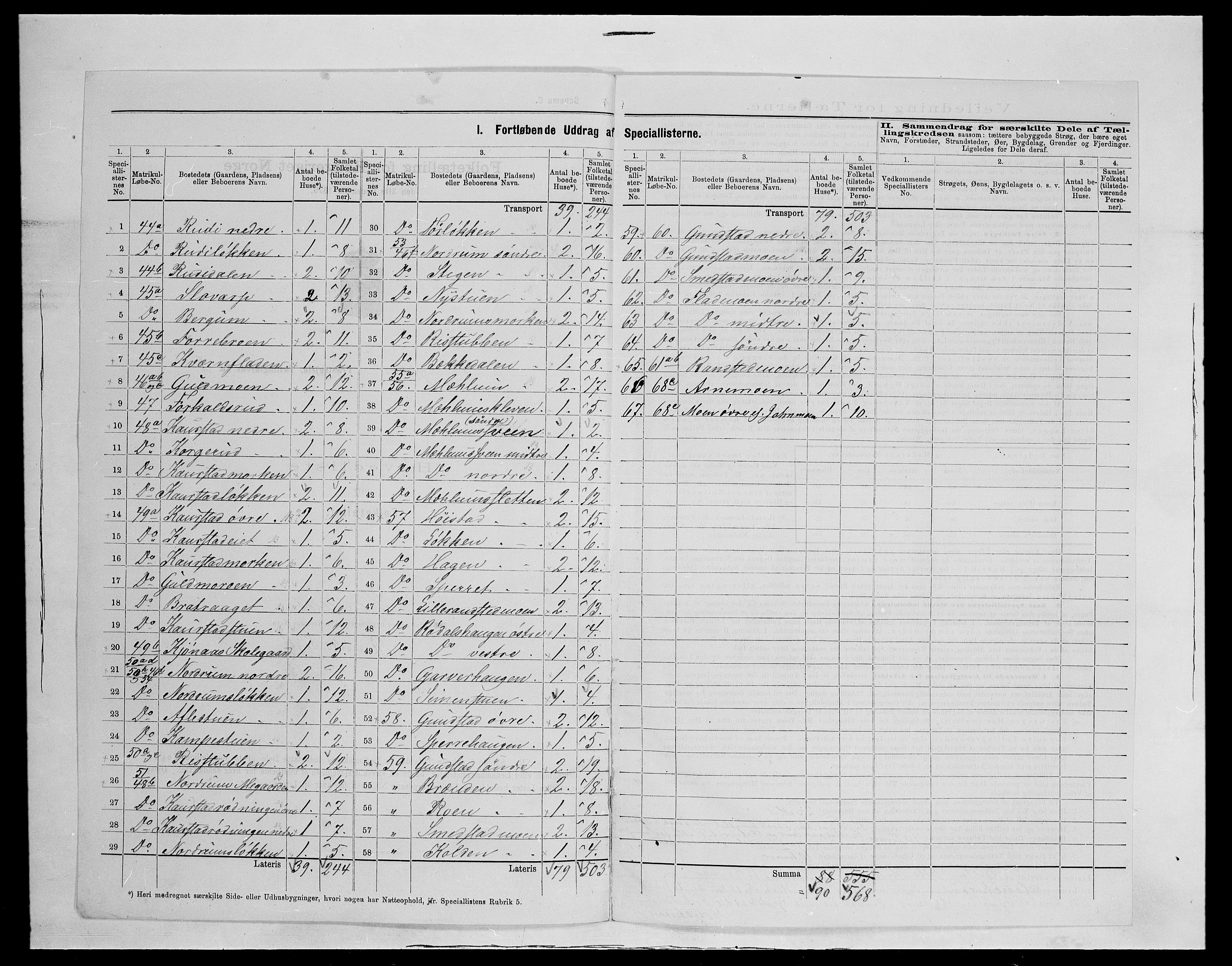 SAH, Folketelling 1875 for 0520P Ringebu prestegjeld, 1875, s. 23