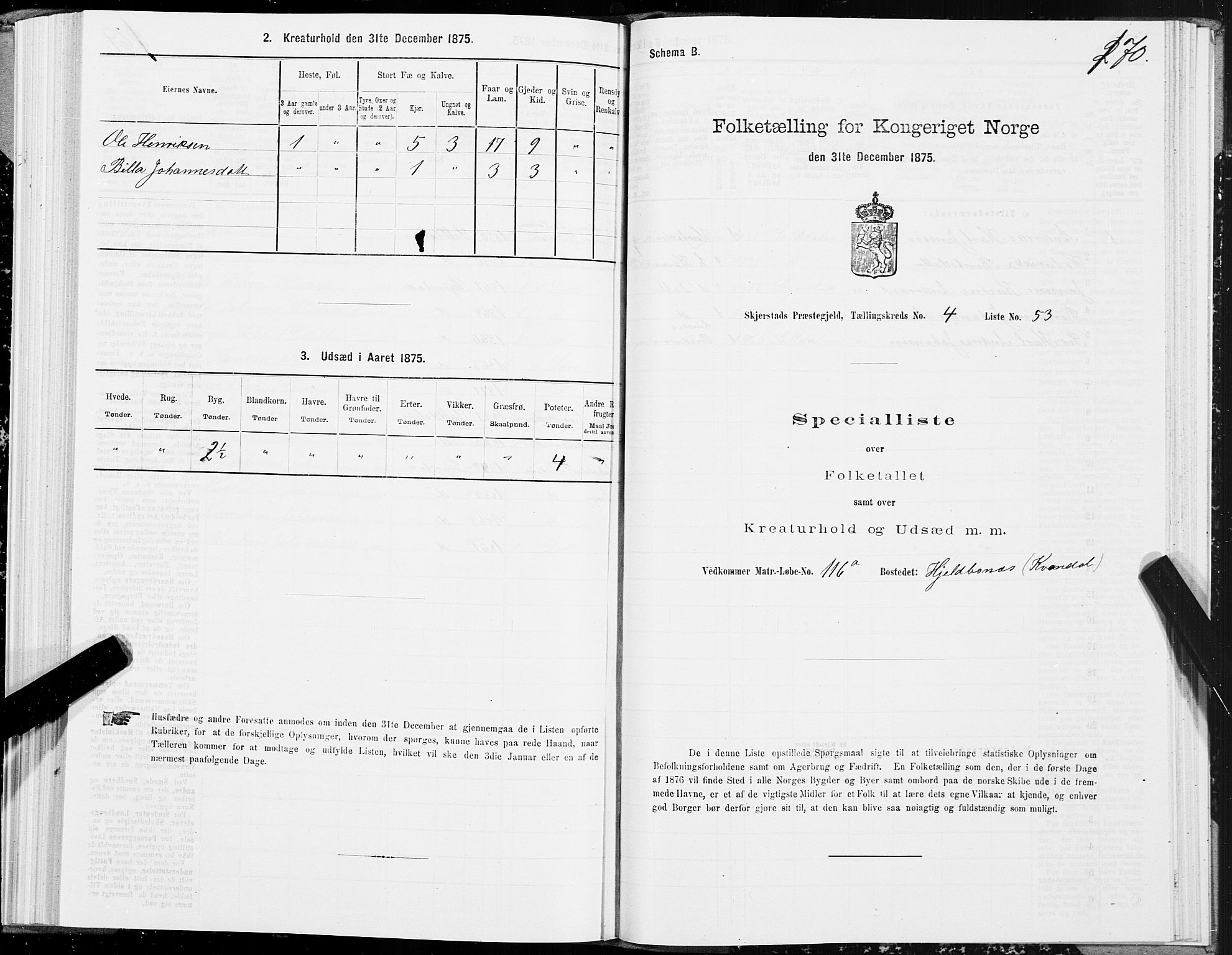 SAT, Folketelling 1875 for 1842P Skjerstad prestegjeld, 1875, s. 2170