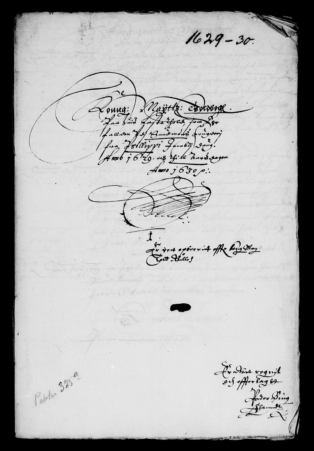 Rentekammeret inntil 1814, Reviderte regnskaper, Lensregnskaper, AV/RA-EA-5023/R/Rb/Rbt/L0052: Bergenhus len, 1629-1630