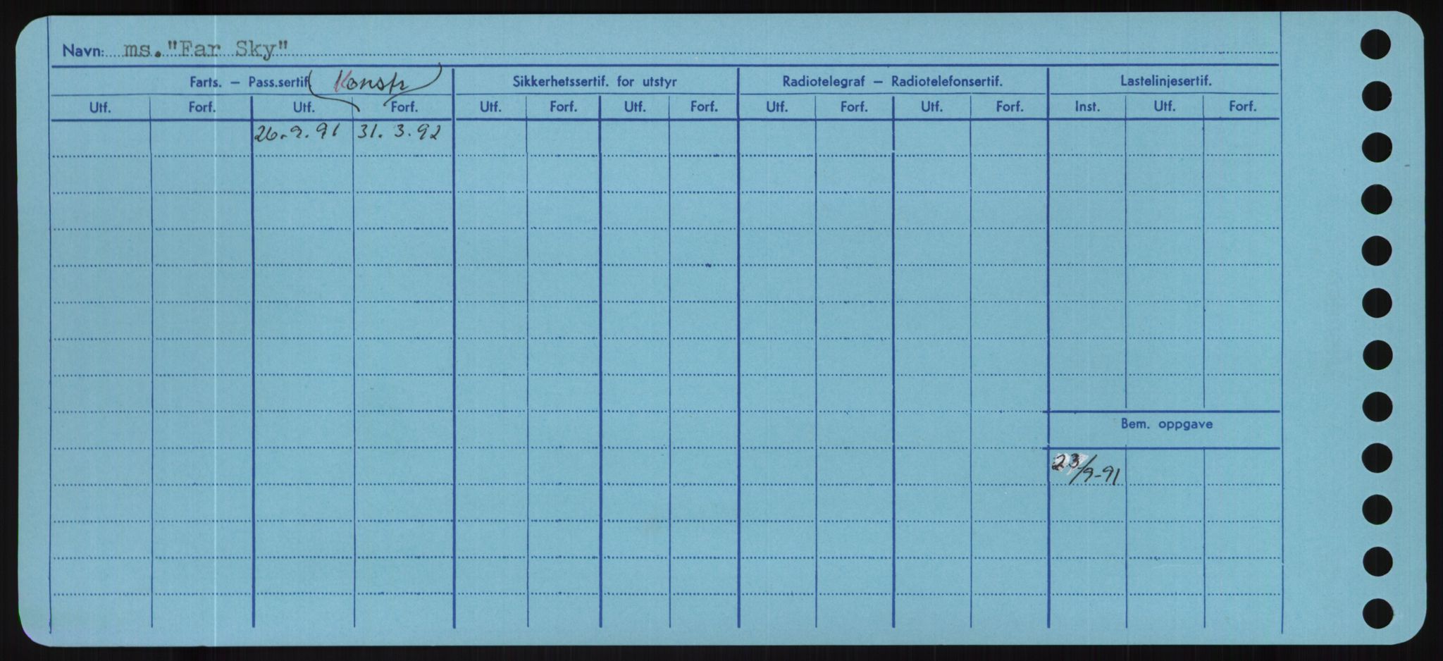 Sjøfartsdirektoratet med forløpere, Skipsmålingen, RA/S-1627/H/Hd/L0010: Fartøy, F-Fjø, s. 164