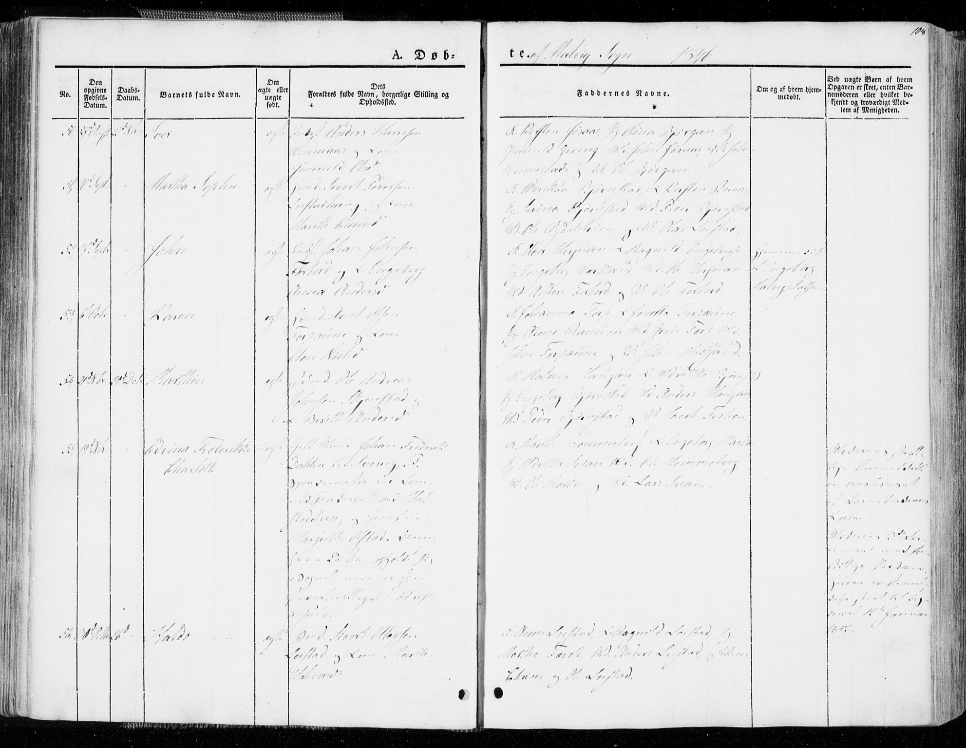 Ministerialprotokoller, klokkerbøker og fødselsregistre - Sør-Trøndelag, SAT/A-1456/606/L0290: Ministerialbok nr. 606A05, 1841-1847, s. 108