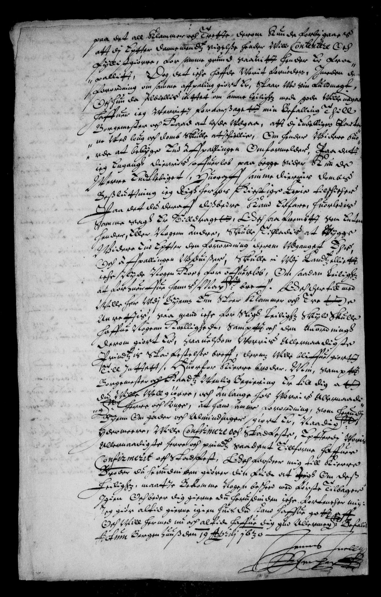 Danske Kanselli, Skapsaker, AV/RA-EA-4061/F/L0055: Skap 14, pakke 18A-18B, litra Ø, 1607-1704, s. 212